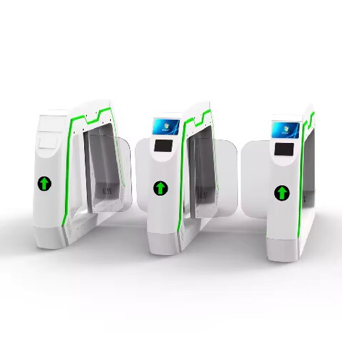 Cardlan Entrance Retractable Gate Turnstiles ID Card Swing Door Barriers Automatic Access Swing Barrier Flap Tripod Barrier Gate Turnstile