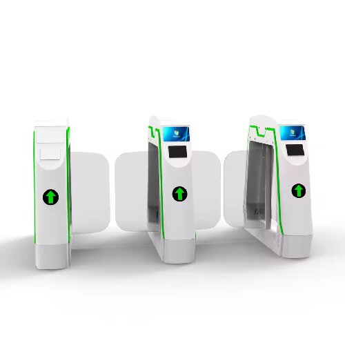 Cardlan Entrance Retractable Gate Turnstiles ID Card Swing Door Barriers Automatic Access Swing Barrier Flap Tripod Barrier Gate Turnstile