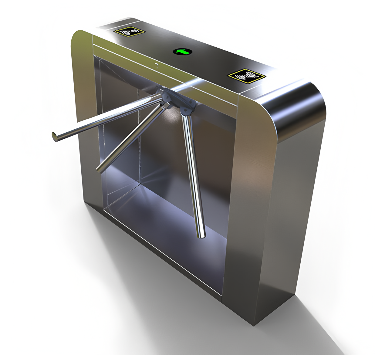 Passage Width 550mm Automatic Tripod Turnstile Gate Opening Time 0.2s