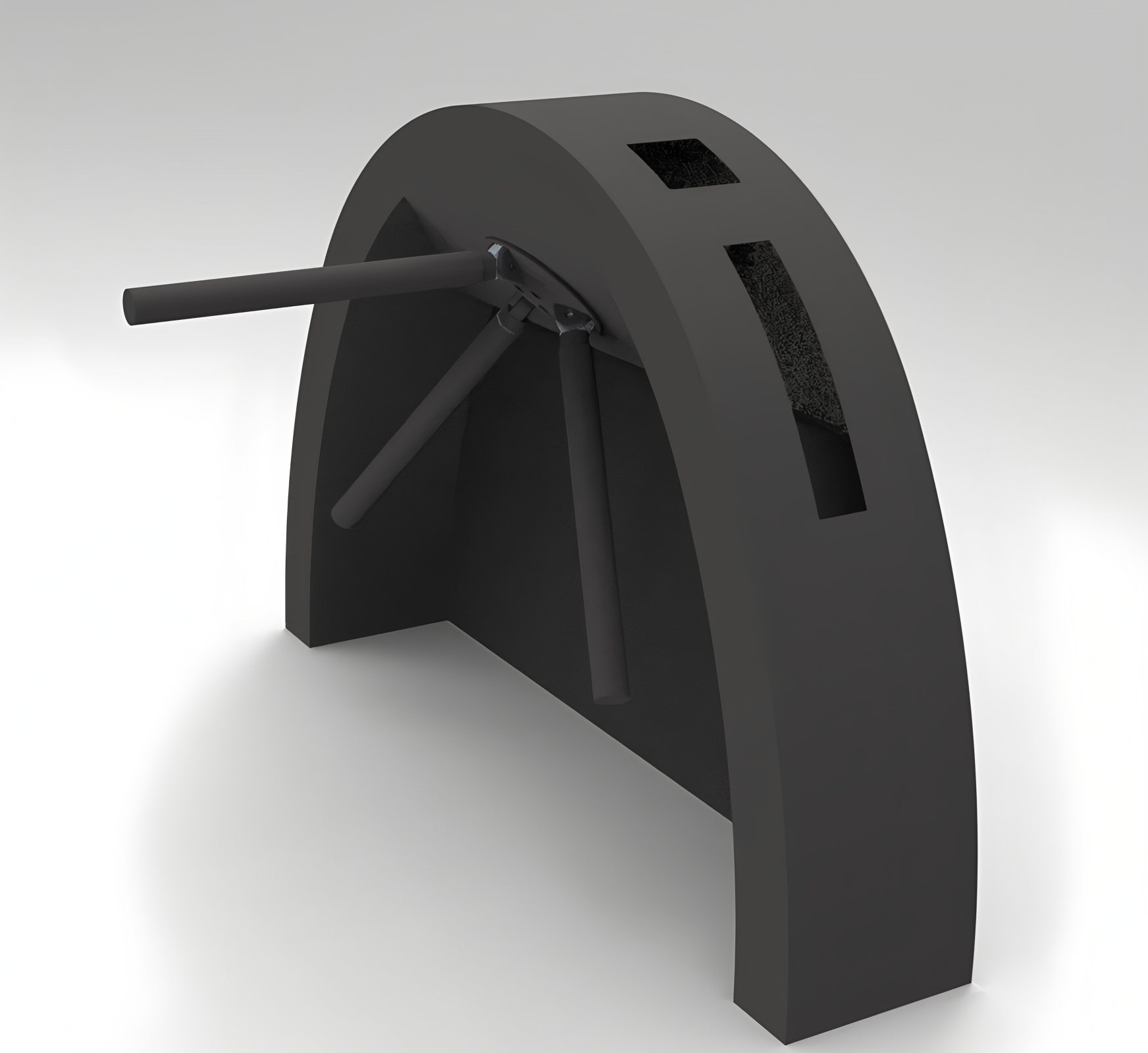 Automatic Access Control Tripod Security Gates Fingerprint Rs485 Communication Interface