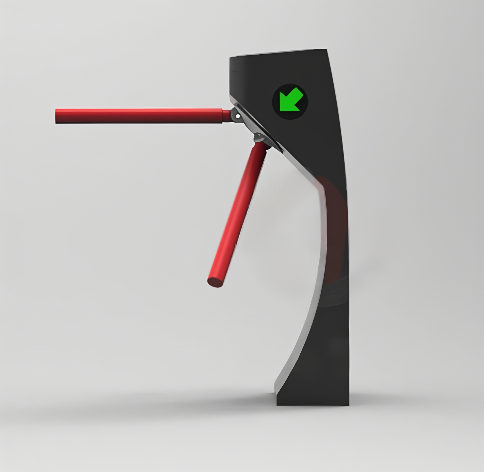 Full Automatic Access Control Turnstile Gate Double Arm For Gyms Scenic Area