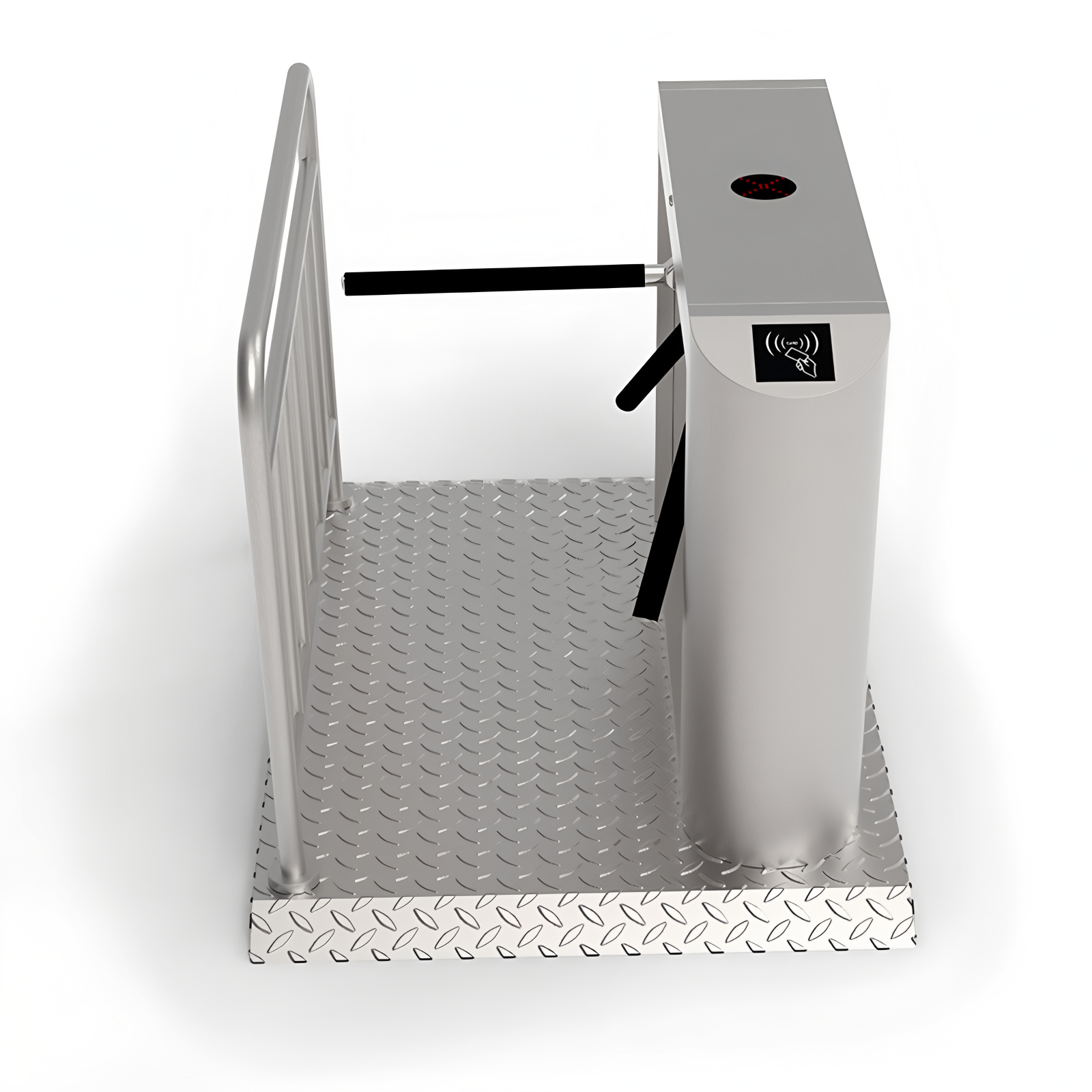 Automatic Fingerprint Access Control Tripod Turnstile Face Recognition 304 Stainless Steel Security Anti-Explosion