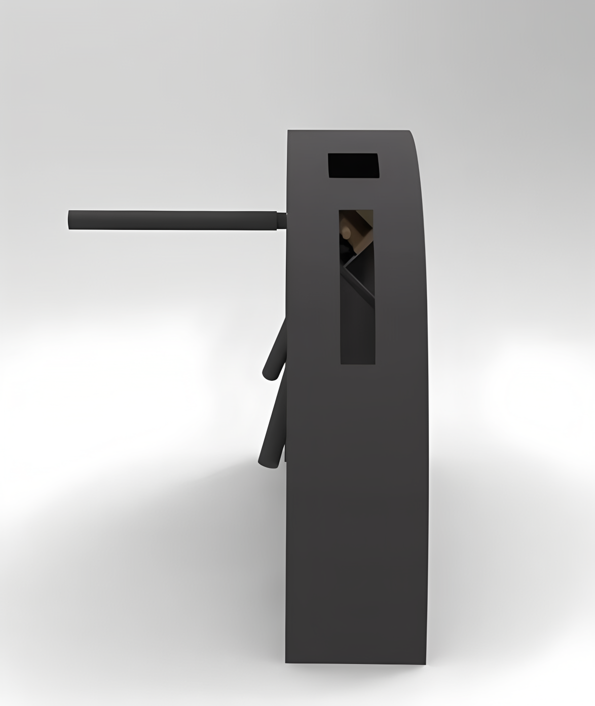Automatic Security Tripod Turnstile Gate Face Recognition Turnstile For Gyms Scenic Area