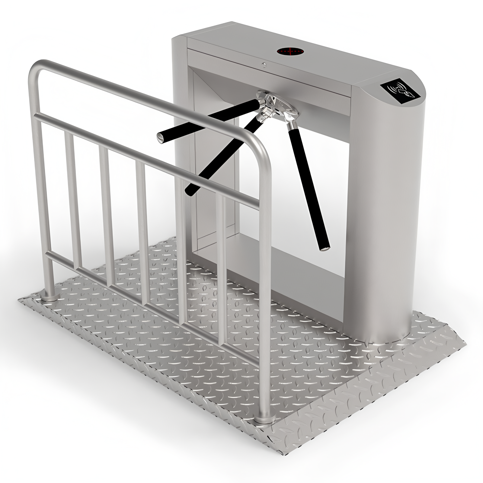 Automatic Fingerprint Access Control Tripod Turnstile Face Recognition 304 Stainless Steel Security Anti-Explosion