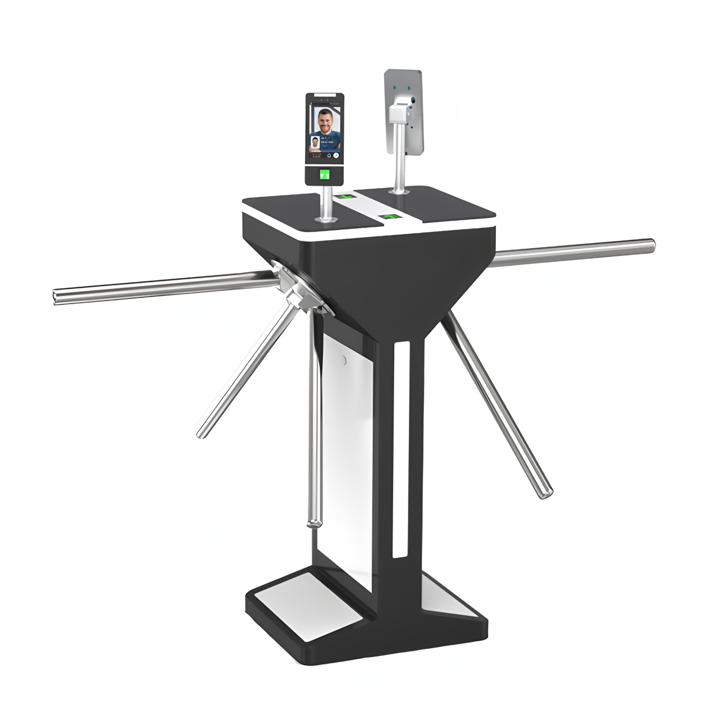 OEM/ODM Low Energy Consumption Two-passage Dual-motor Tripod Turnstile Gate for Office