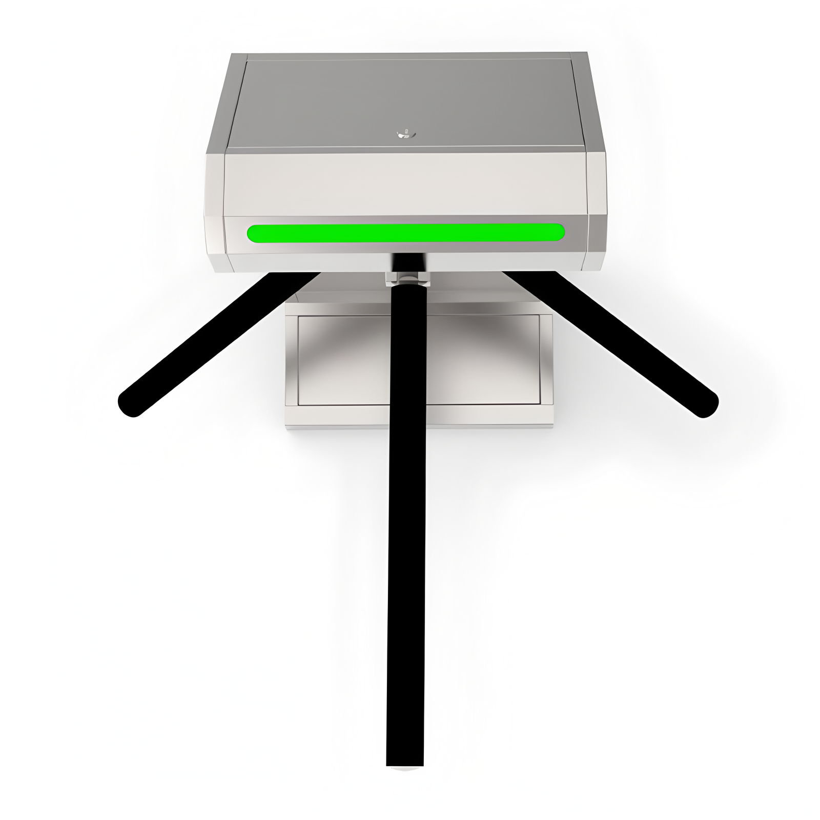 Automatic Electronic 3 Arm Turnstile Access Control Turnstile Gate With Card Reader