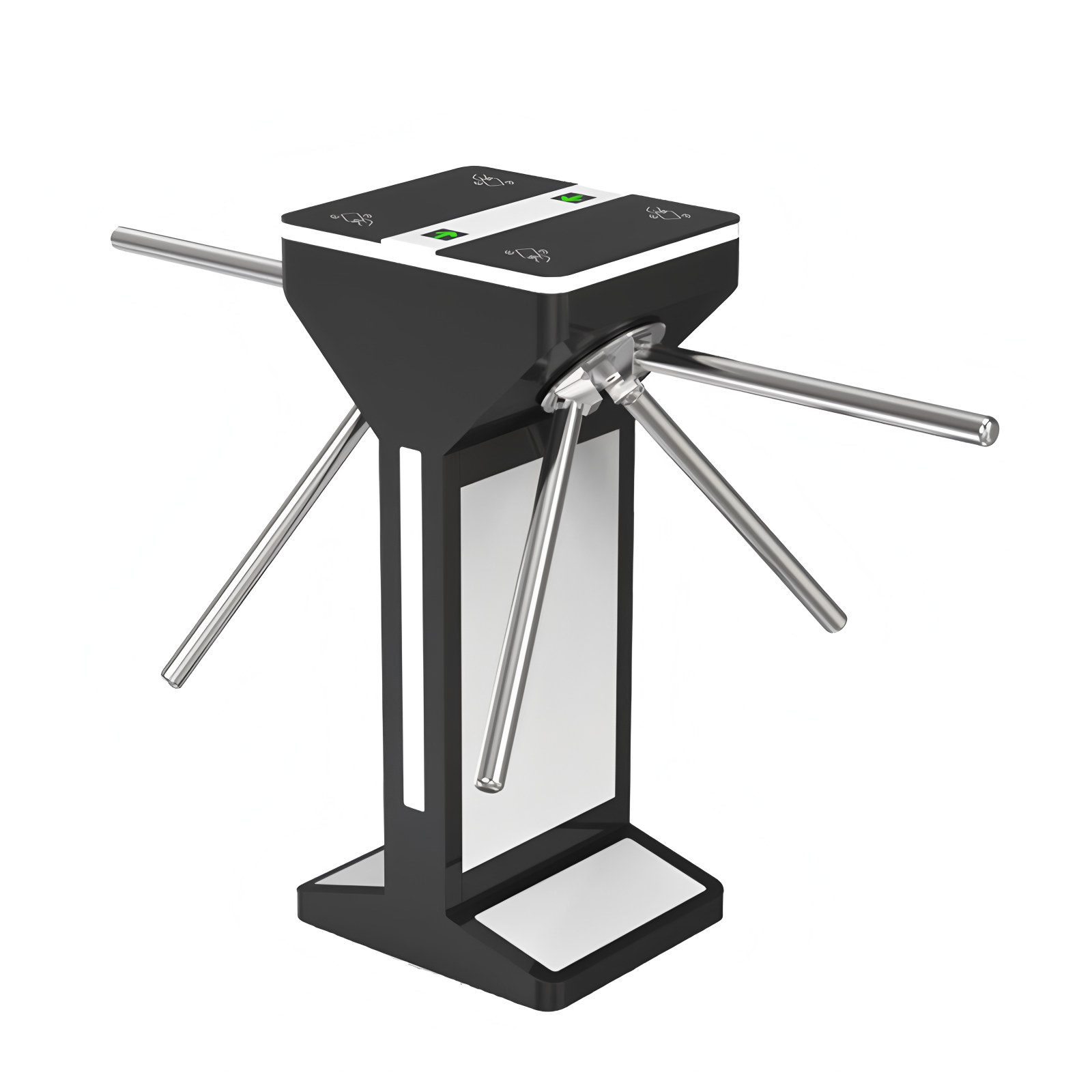 OEM/ODM Low Energy Consumption Two-passage Dual-motor Tripod Turnstile Gate for Office