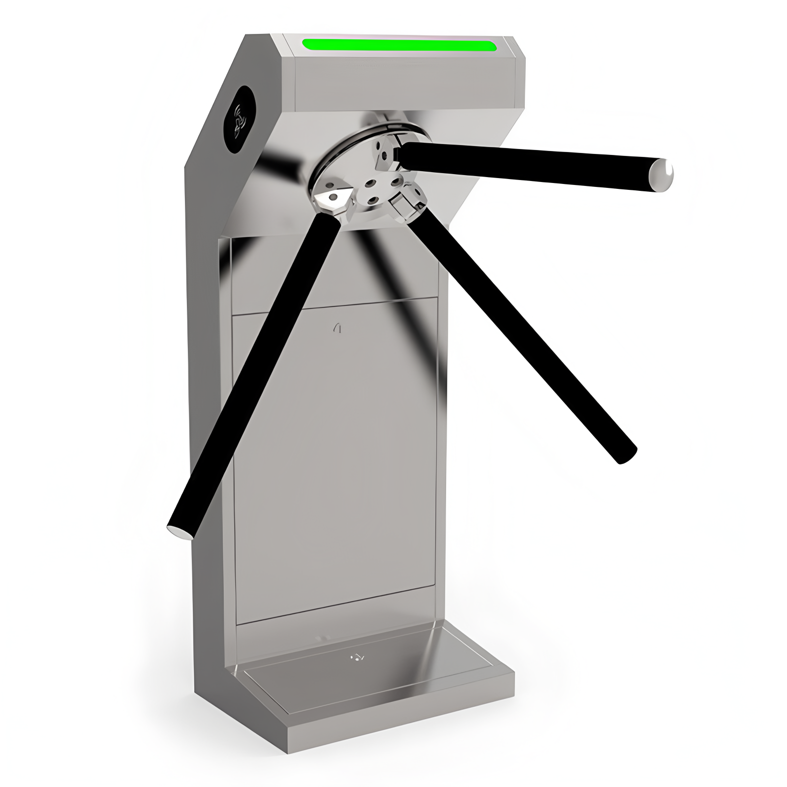 Automatic Electronic 3 Arm Turnstile Access Control Turnstile Gate With Card Reader