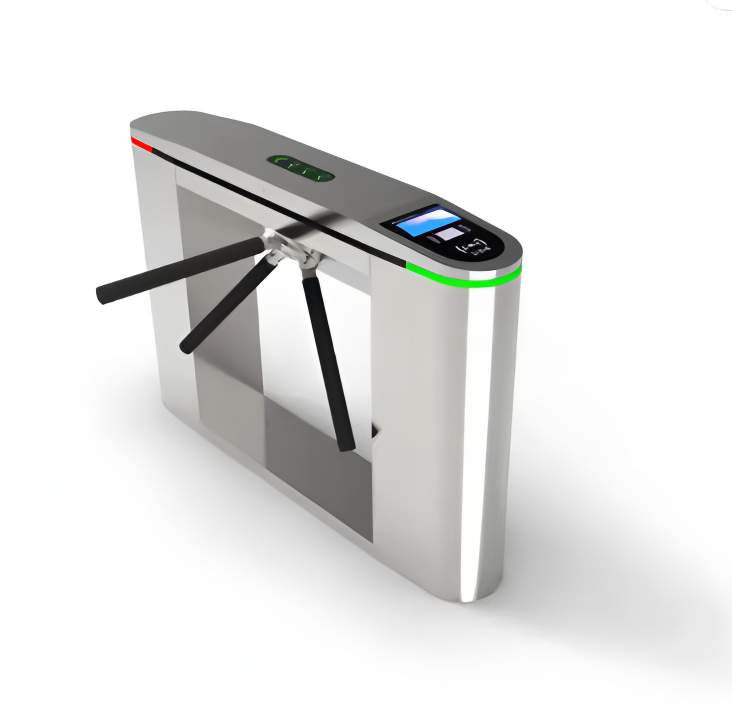 Width 600mm Tripod Turnstile Gate Supermarket Ticket Turnstiles AC 220V
