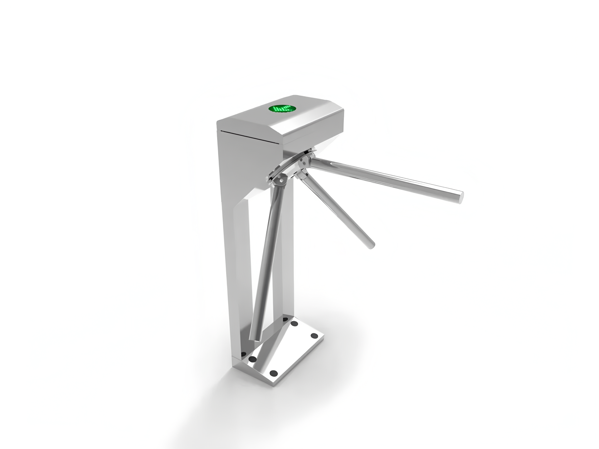 Anti Following Drop Arm Tripod Turnstile Gate AC220V 50Hz