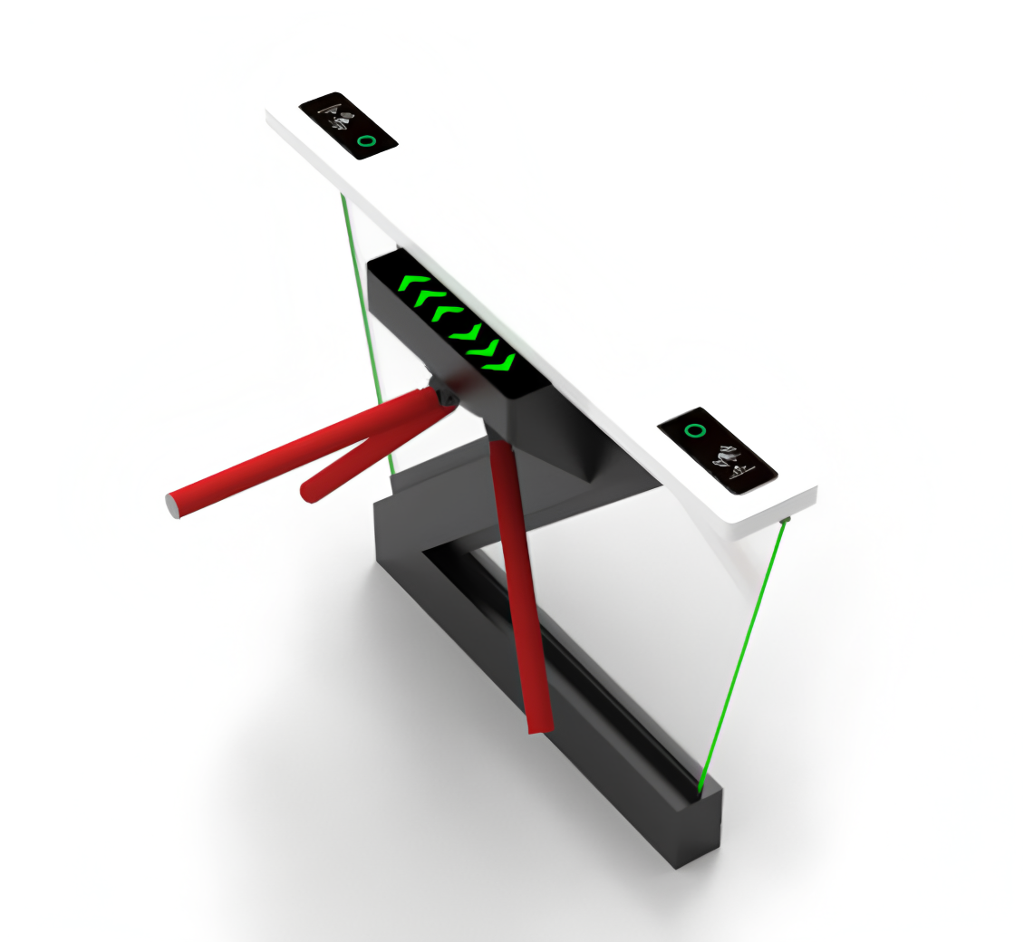 Fingerprint Control Tripod Gate Security In One Elegant Design