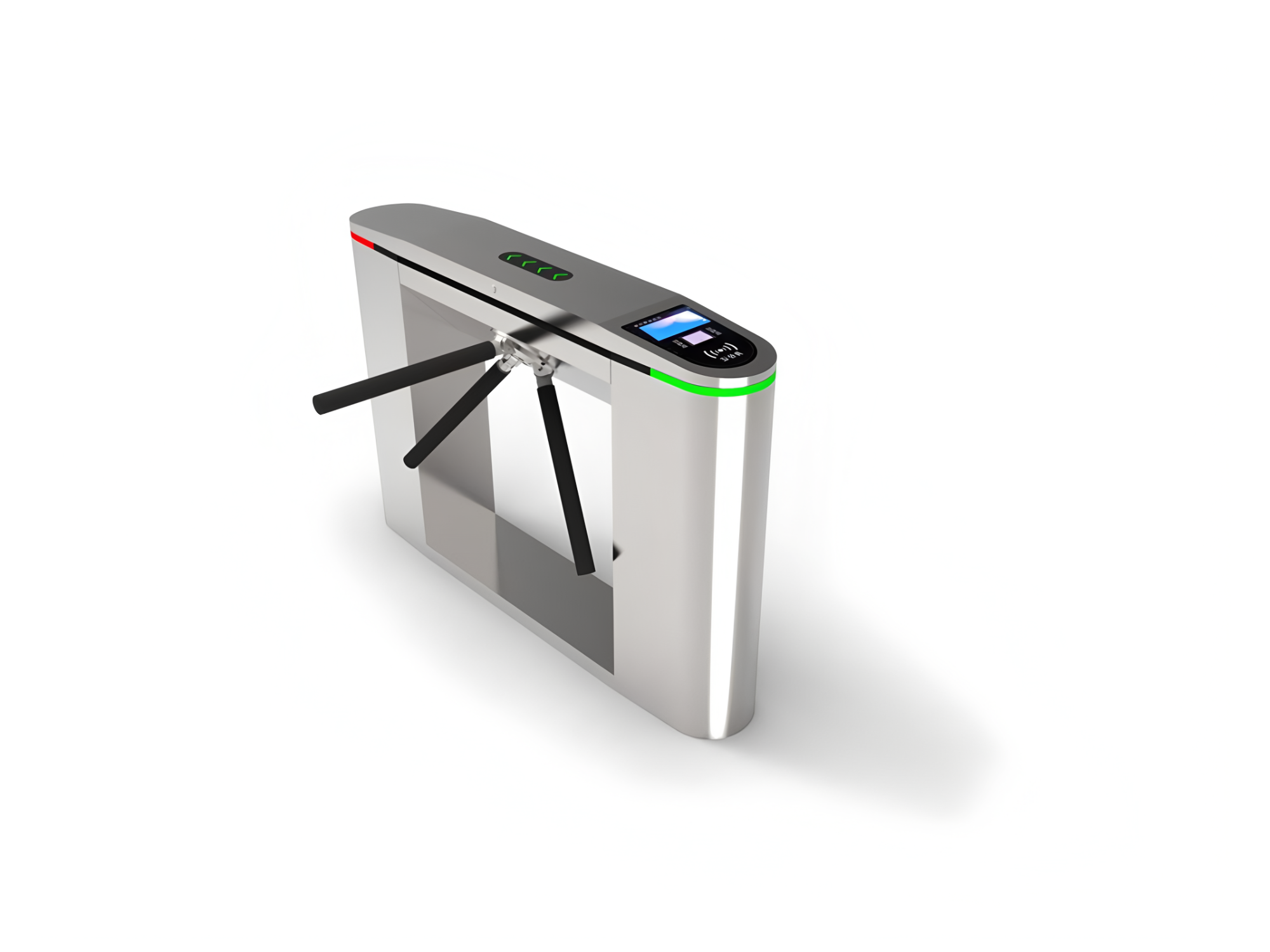 CNC Laser Cutting Turnstile Attendance SS304 Tripod Turnstile Gate IP45