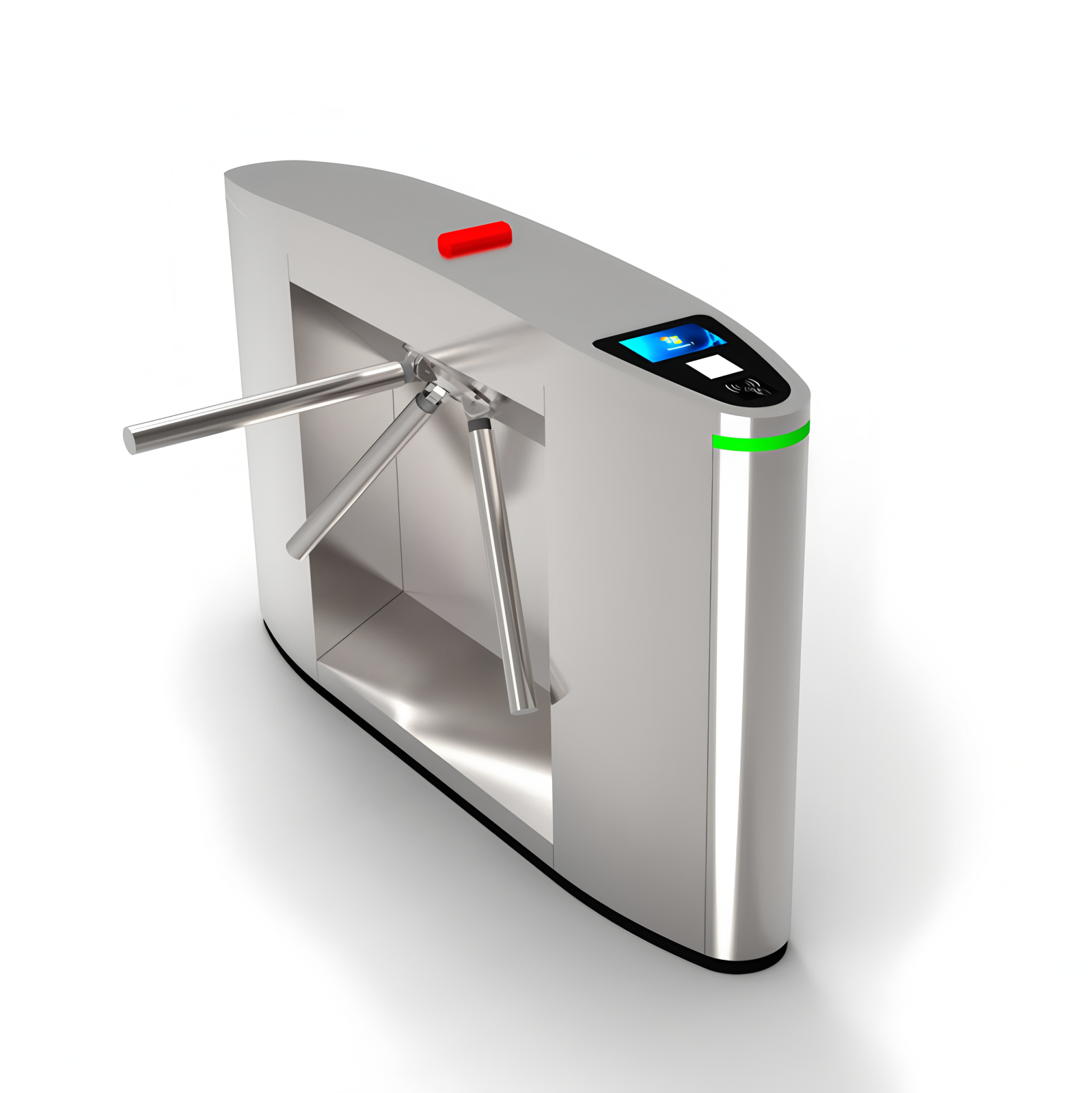 Security Tripod Turnstile Gate Efficient RFID Card Reader For Smooth Entry