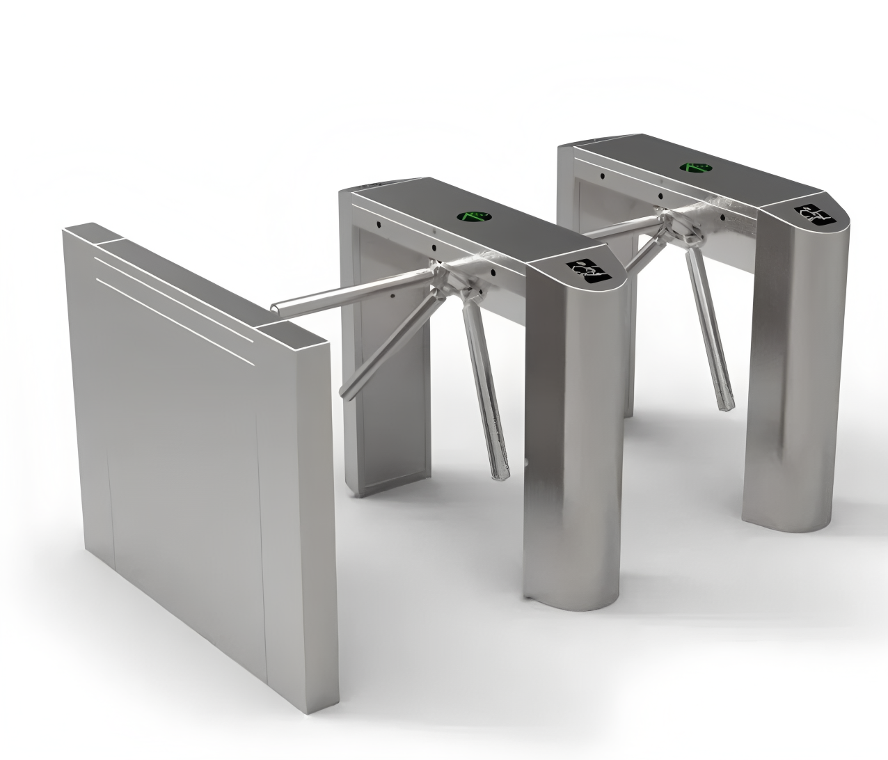 Dustproof Anti Tailing Half Height Turnstile Gate Drop Arm Turnstiles AC220V