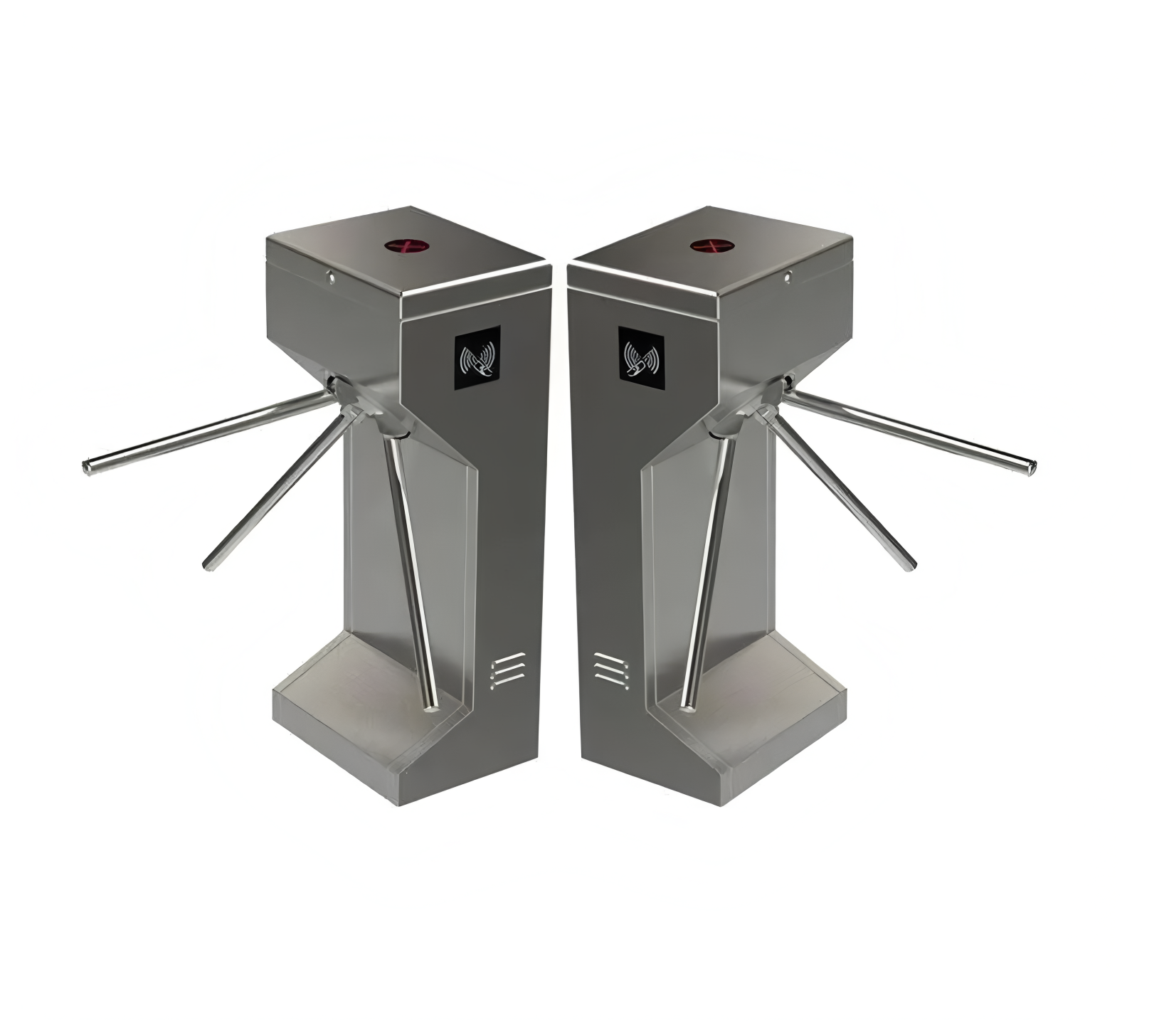 Lane Width 550mm Electronic Train Station Turnstile Gates 30-40 Persons/Min