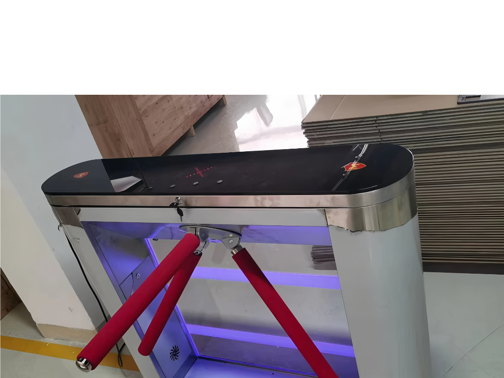 316 Stainless Steel Gym Access Control Tripod Turnstile Gate IP54