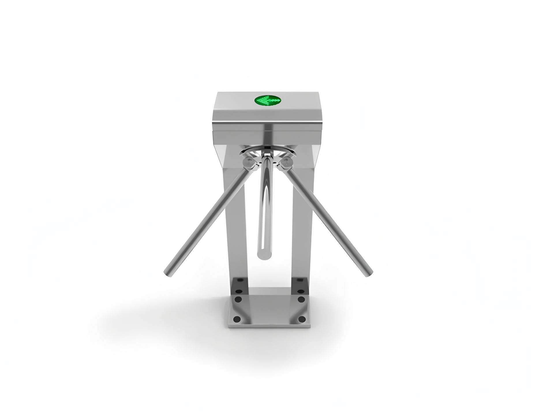 Anti Following Drop Arm Tripod Turnstile Gate AC220V 50Hz