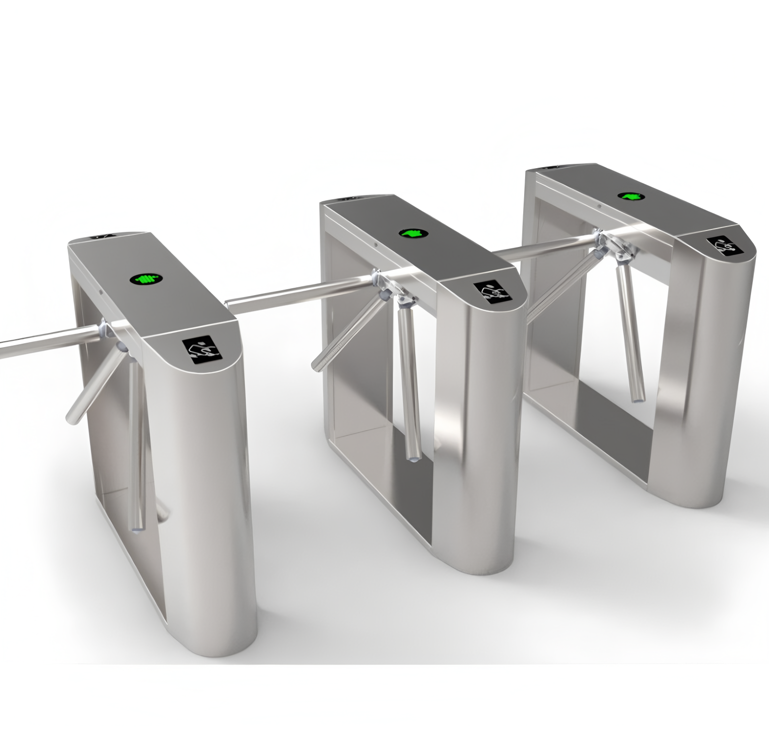 Bi-Directional Access Control Biometric Tripod Turnstile 24V