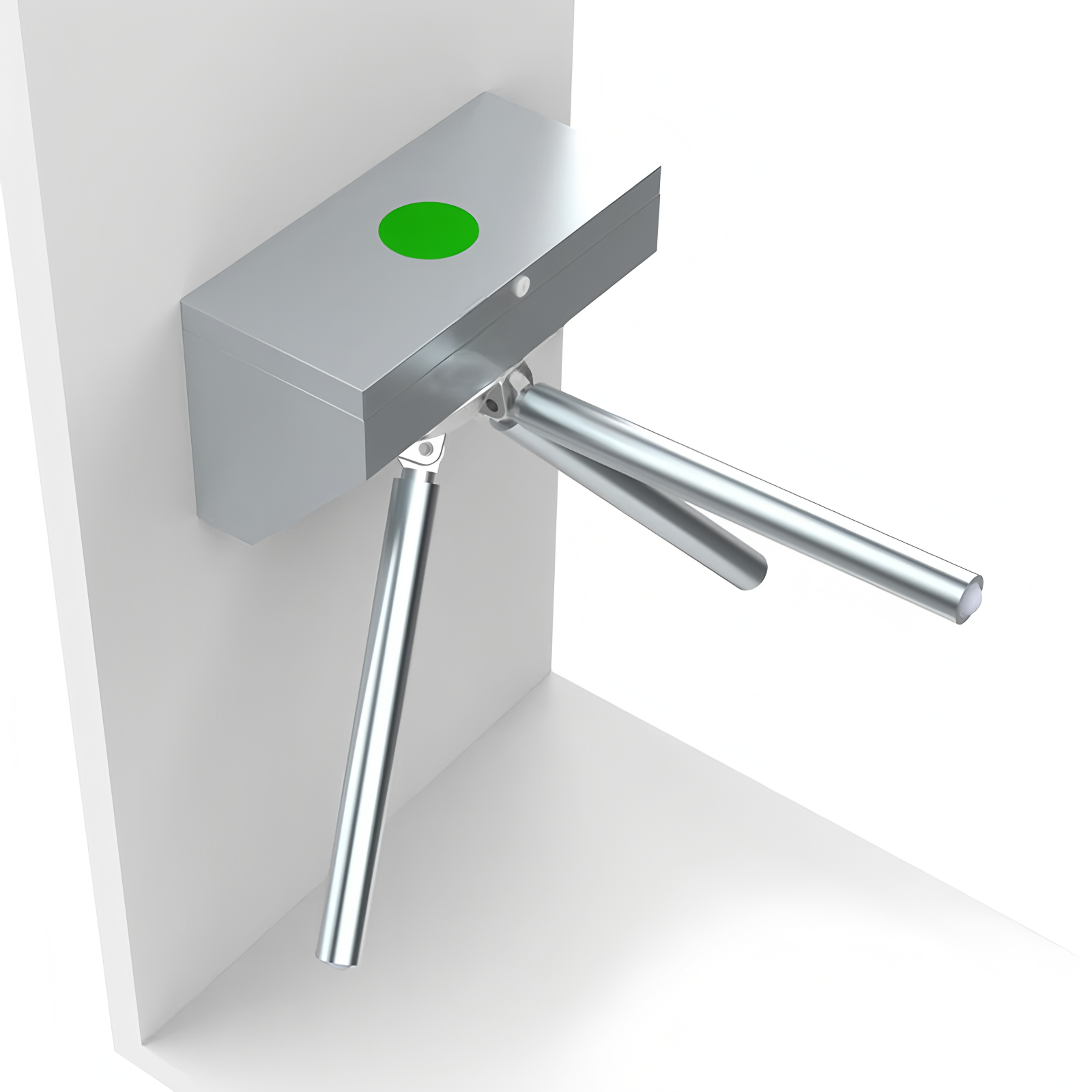 3 Arm Tripod Turnstile Gate Card Collector Access Hand Push 60W For Bus