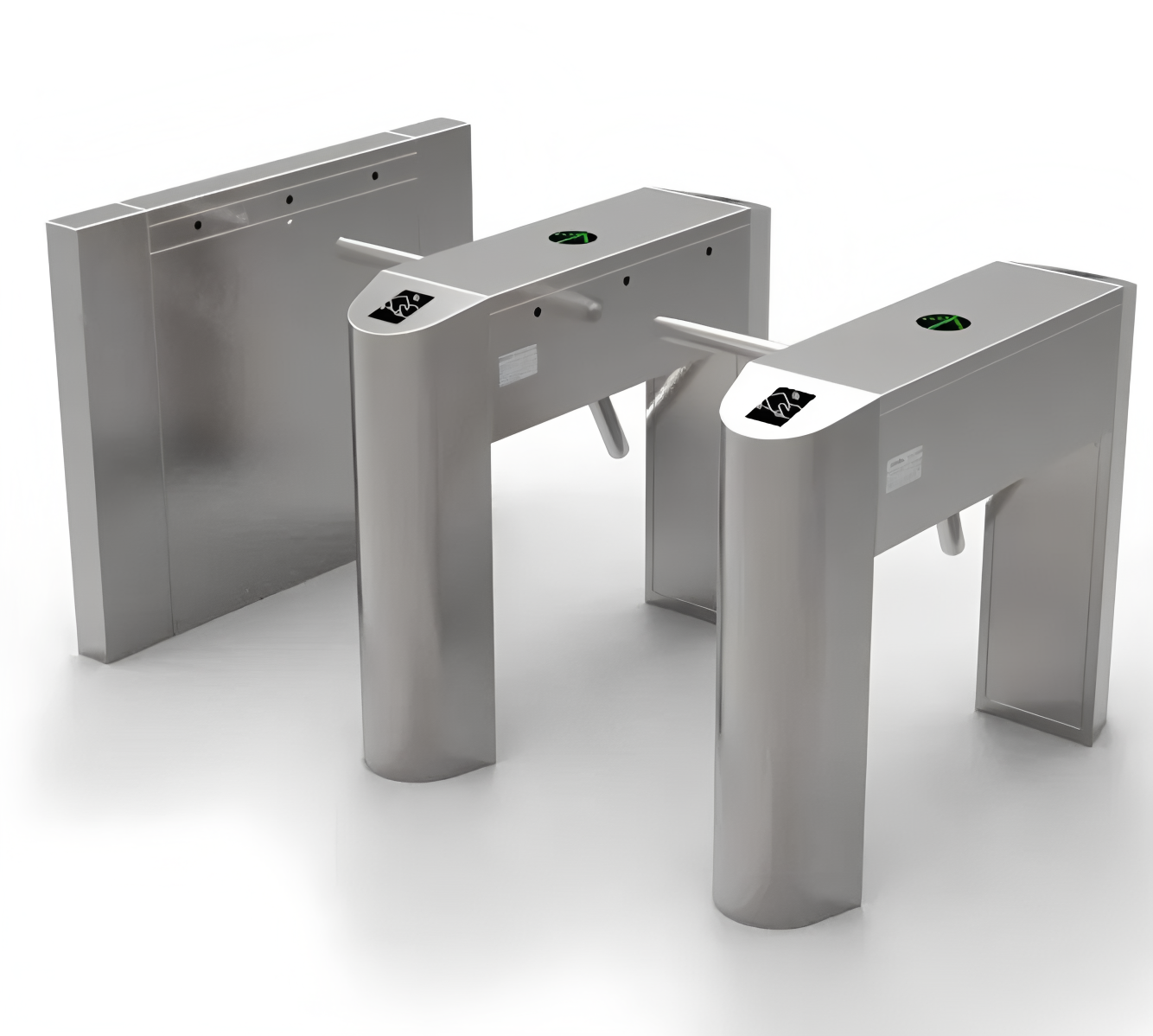 Dustproof Anti Tailing Half Height Turnstile Gate Drop Arm Turnstiles AC220V