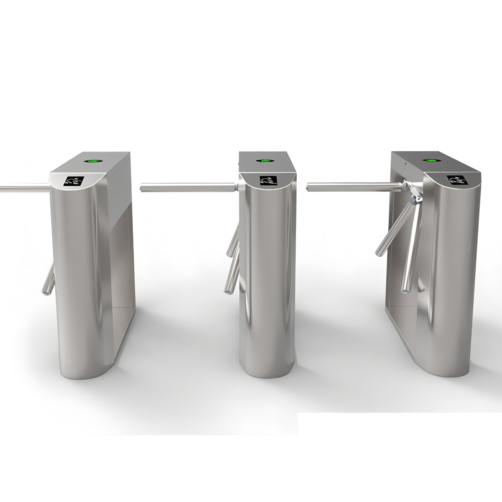 Bi-Directional Access Control Biometric Tripod Turnstile 24V