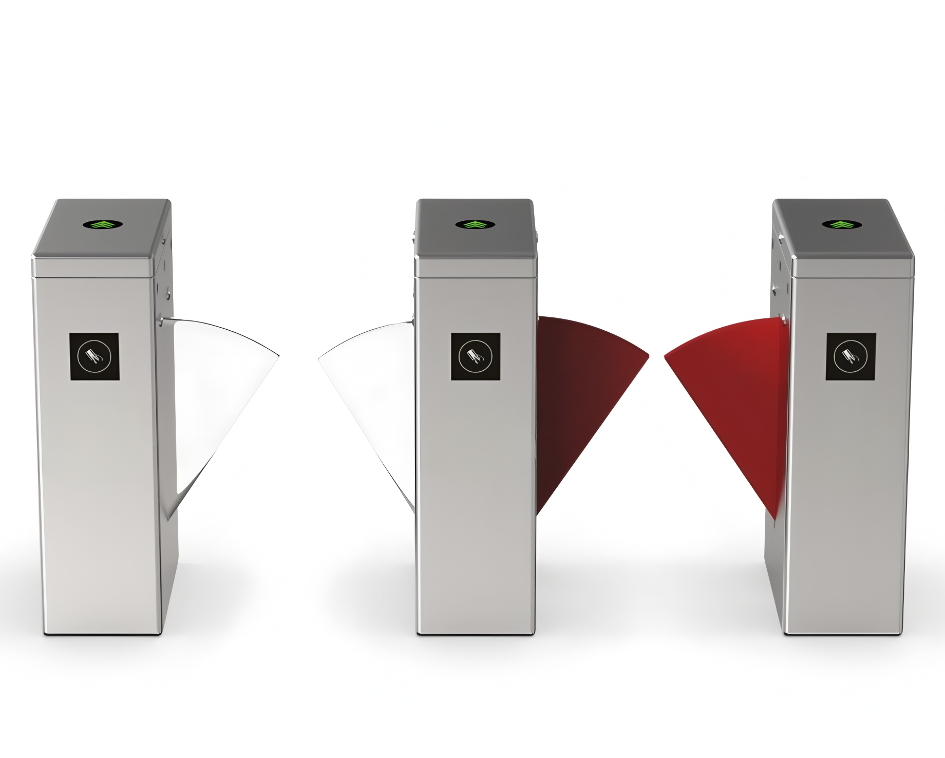 Versatile Compatibility and Intelligent Management Flap Barrier Turnstile for Smooth Access