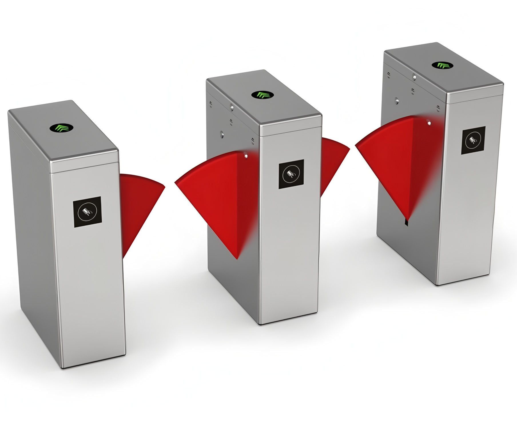 Versatile Compatibility and Intelligent Management Flap Barrier Turnstile for Smooth Access
