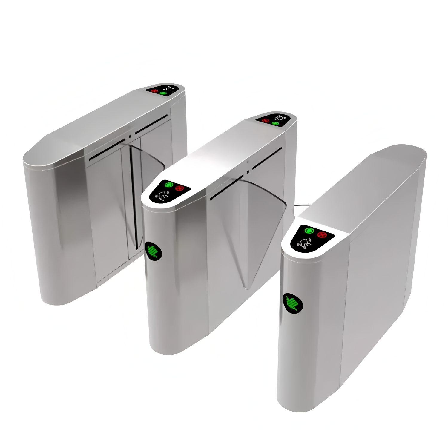 BLDC Motor Automatic Systems Flap Barrier Turnstile Anti Pinch
