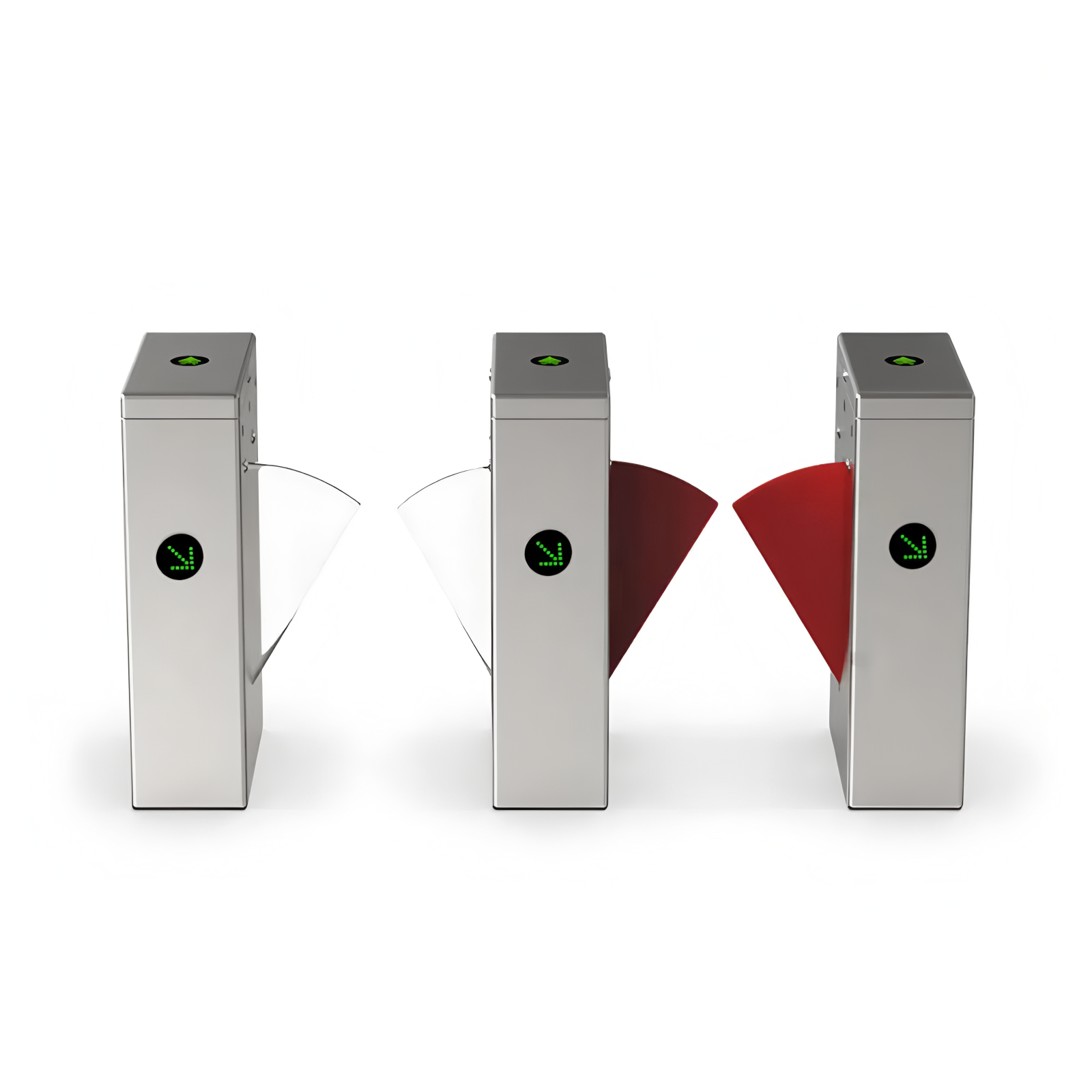 CNC Laser Cutting Automatic Flap Barrier Turnstile Emergency Open