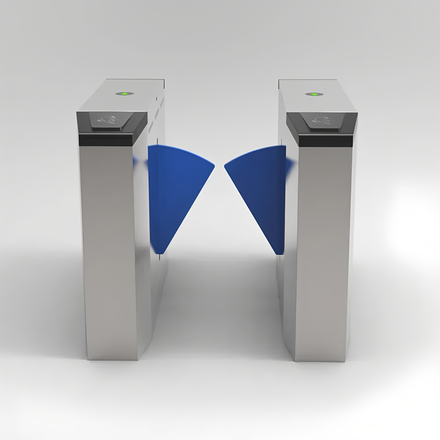 Brushless DC Motor Electronic Flap Barrier Gate Arm Length 300mm