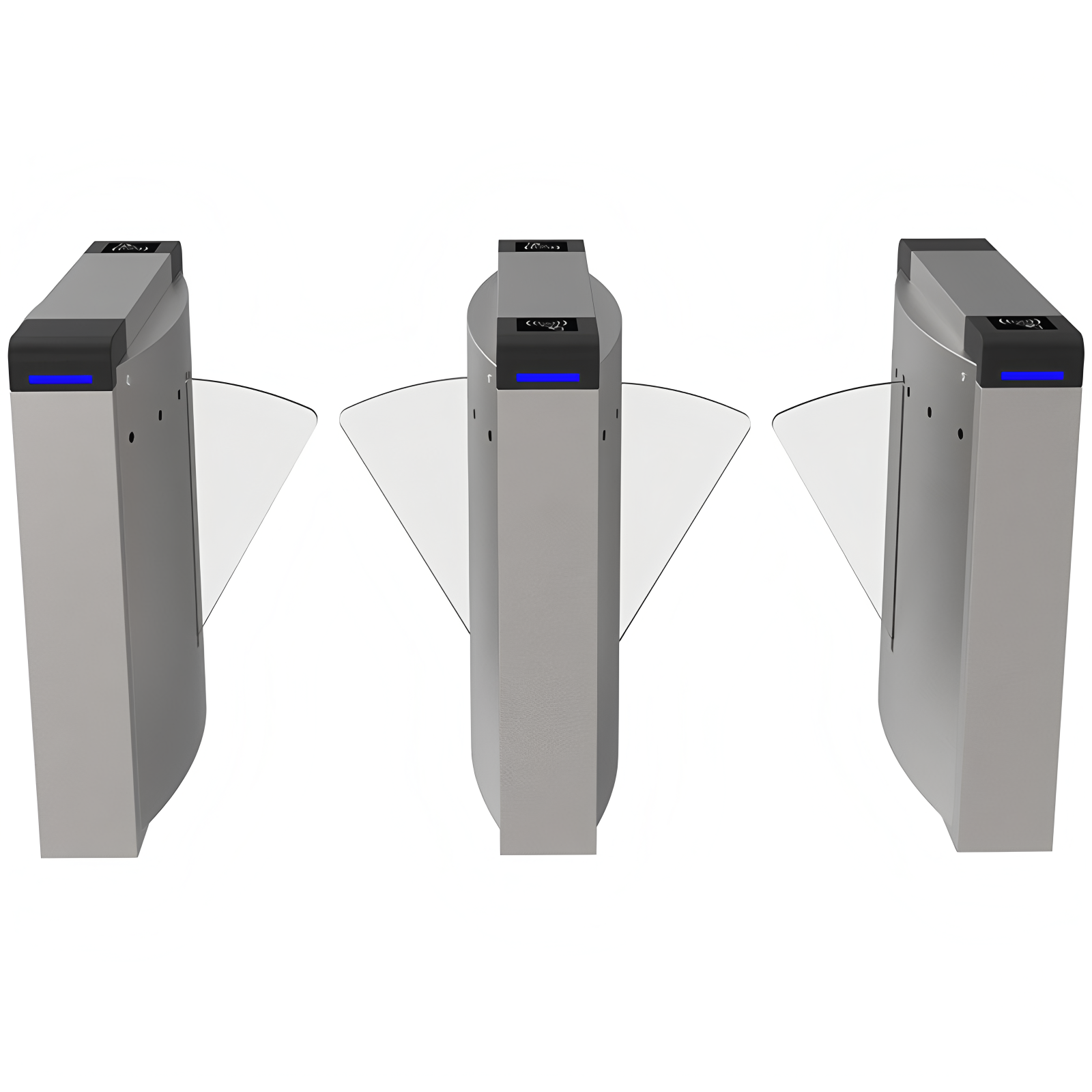 DC24V Construction Site Security Flap Barrier Turnstile Entrance Gates