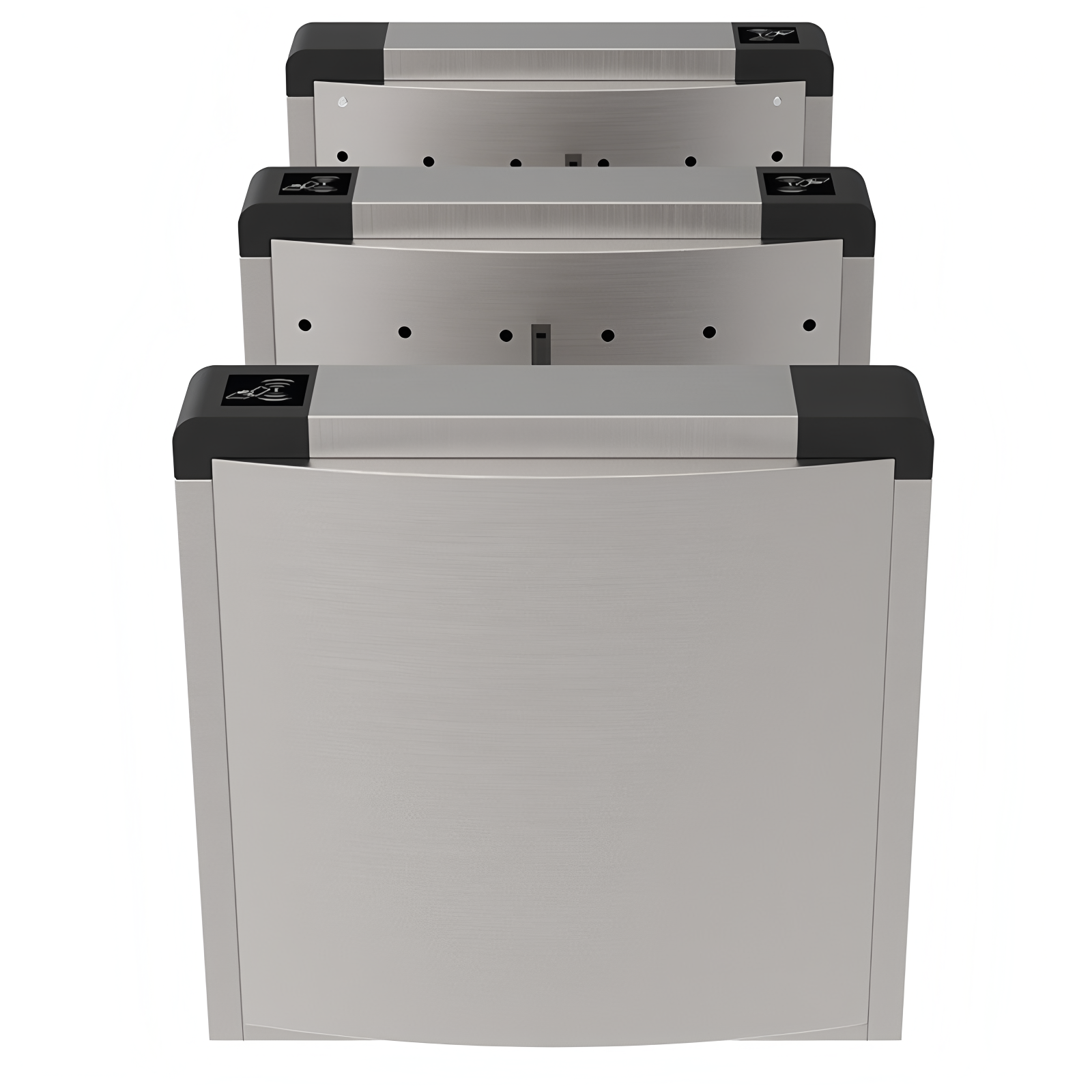DC24V Construction Site Security Flap Barrier Turnstile Entrance Gates