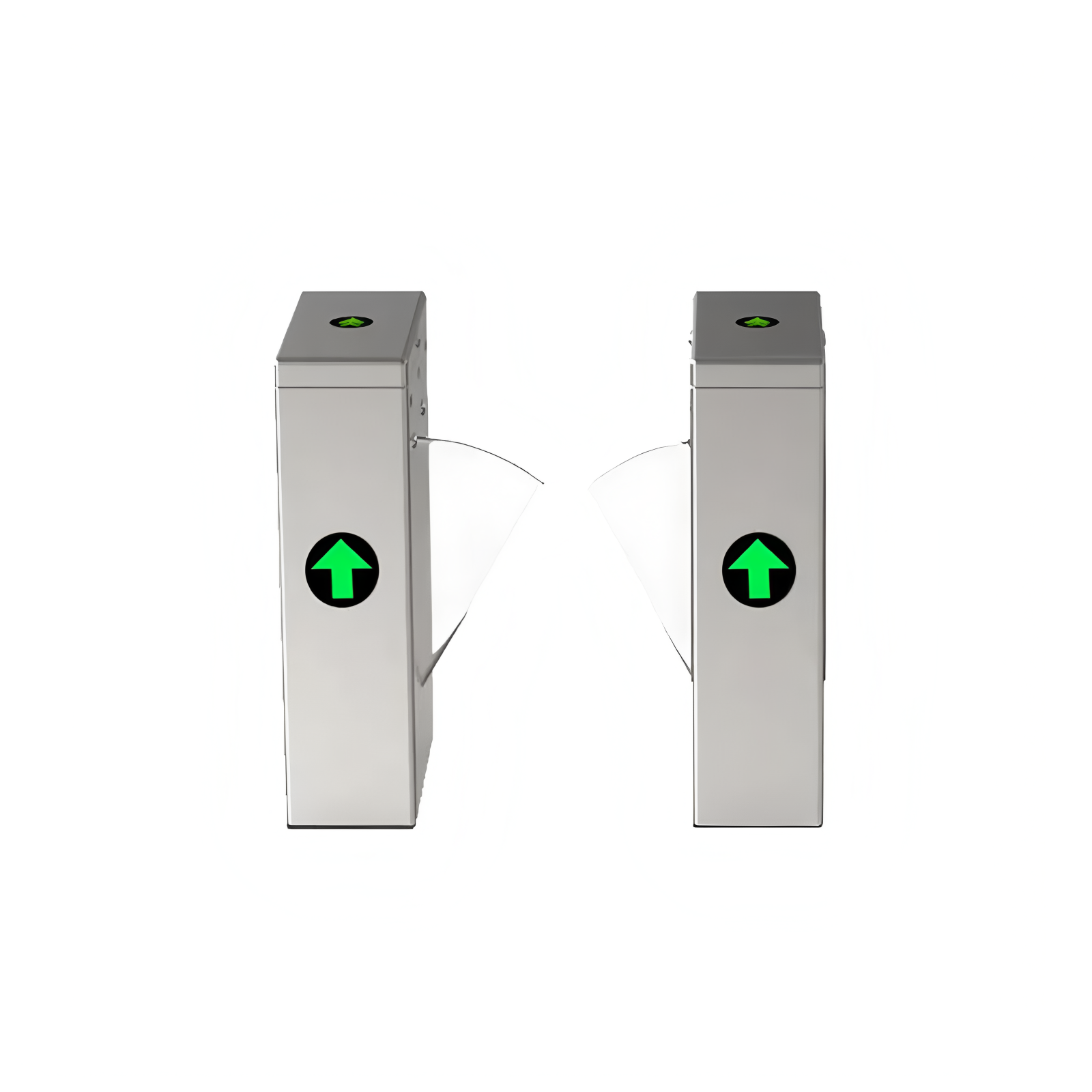 CNC Laser Cutting Automatic Flap Barrier Turnstile Emergency Open