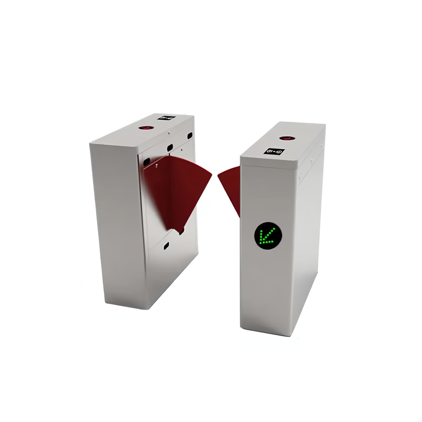 CNC Laser Cutting Automatic Flap Barrier Turnstile Emergency Open