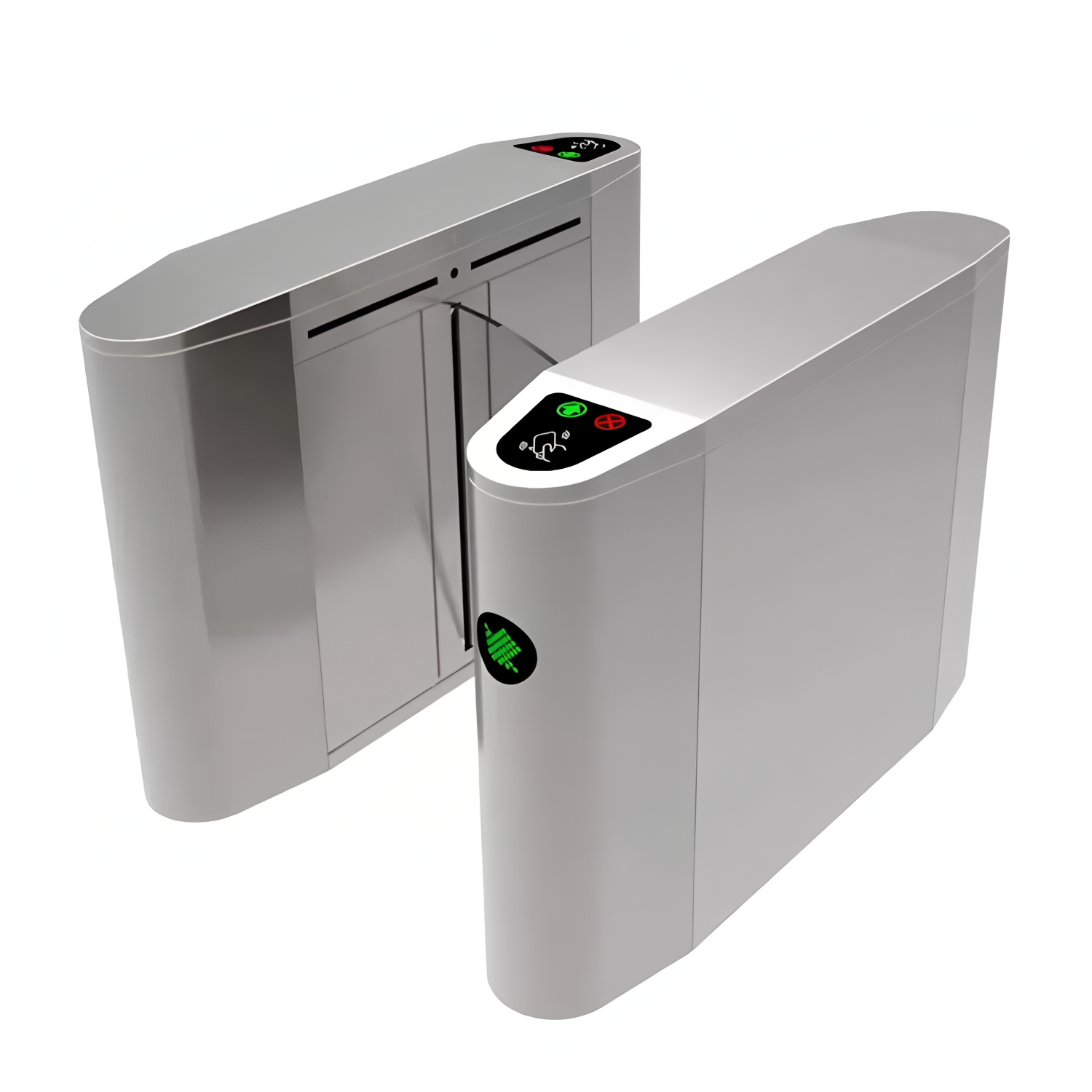 BLDC Motor Automatic Systems Flap Barrier Turnstile Anti Pinch
