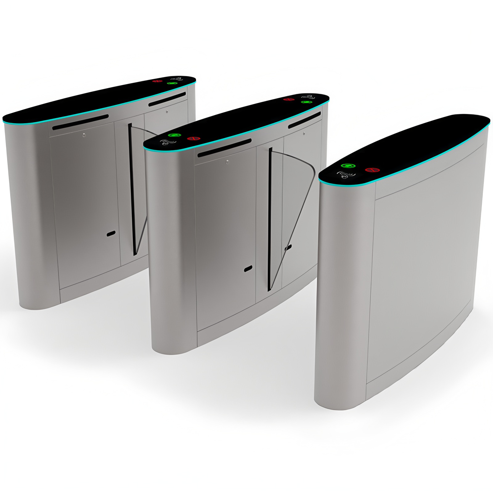 Rustproof Management Bi Directional Flap Barrier Turnstile OEM ODM