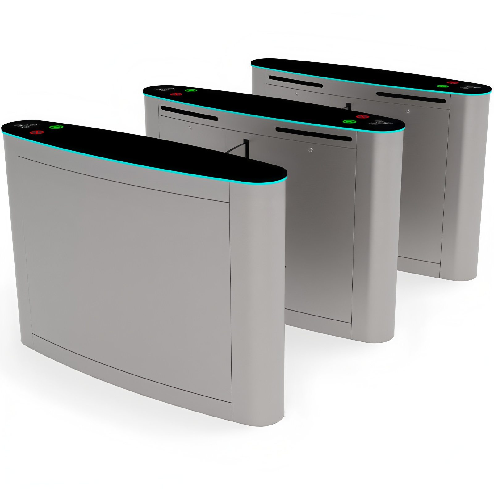Rustproof Management Bi Directional Flap Barrier Turnstile OEM ODM