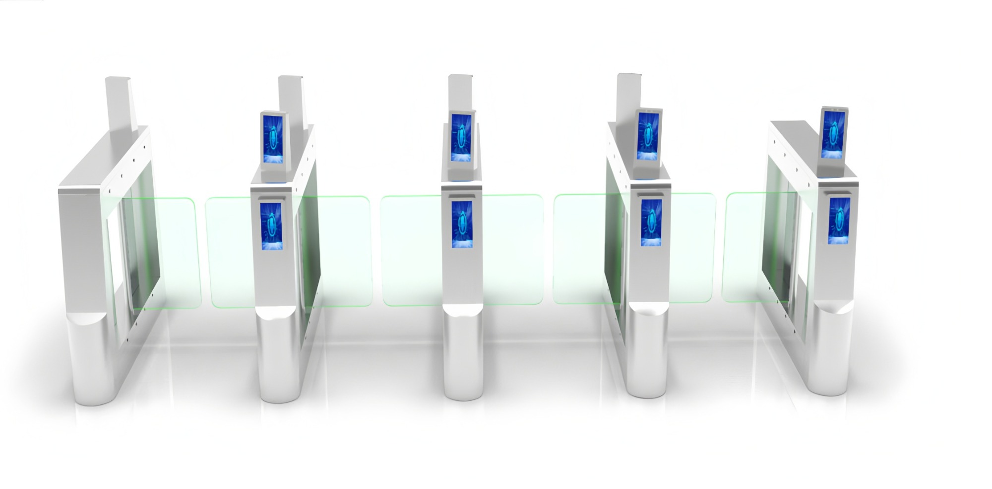 Amusement Park Turnstile System with SUS304 Material and 1.5mm Thickness