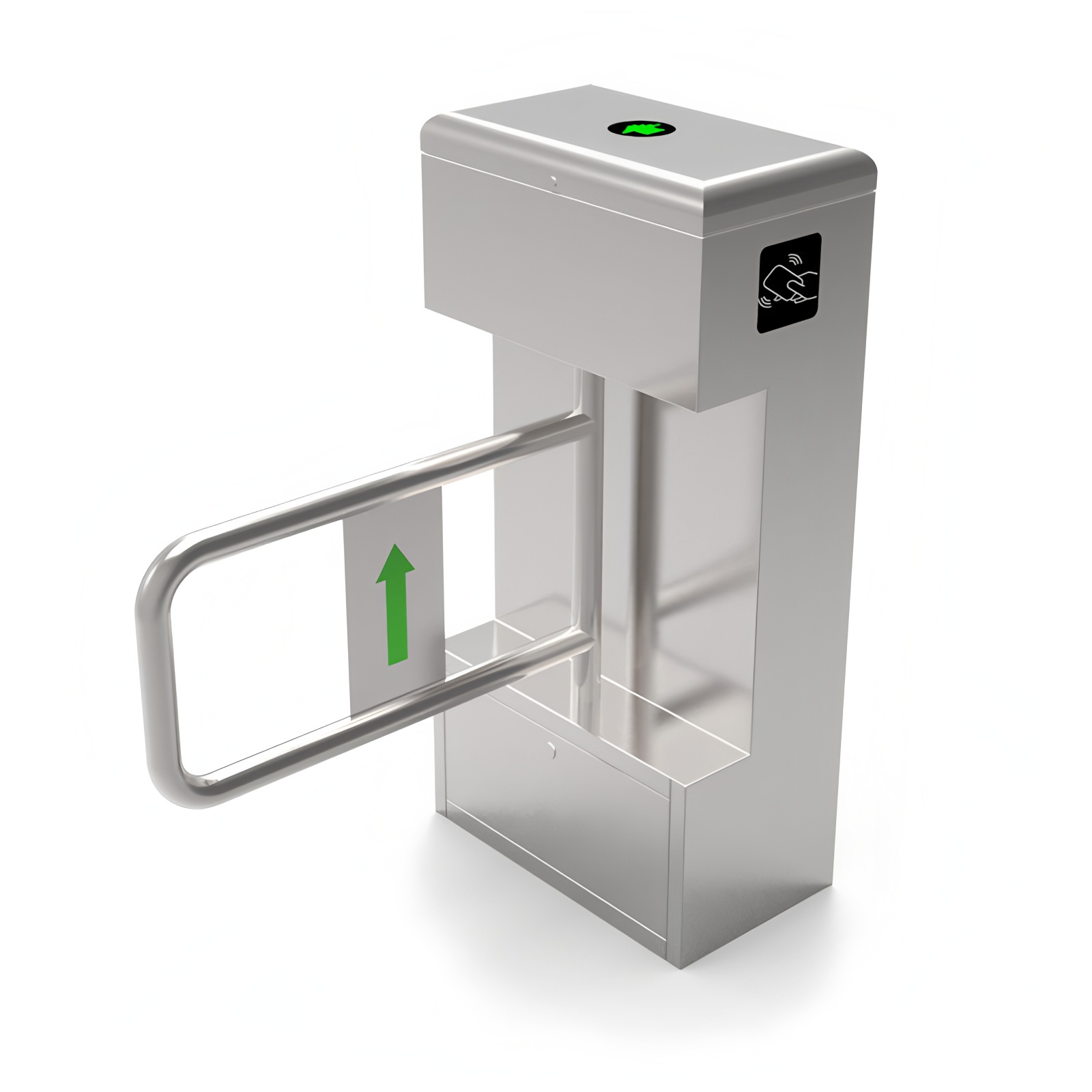 Access Control Swing Gate Turnstile Full Automatic Waist High Turnstile