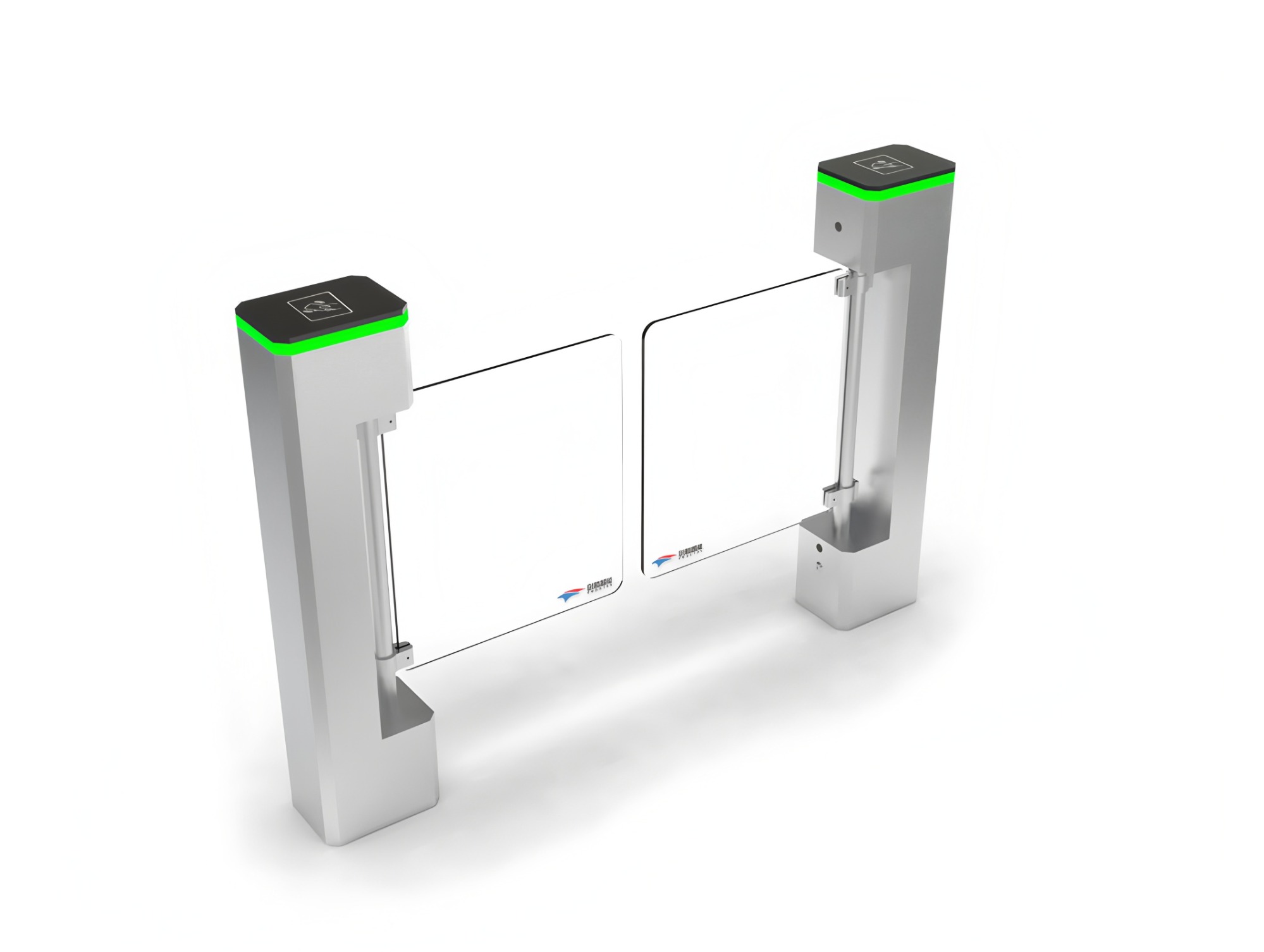 Full Automatic Swing Barrier Turnstile RFID SUS304 for Supermarket