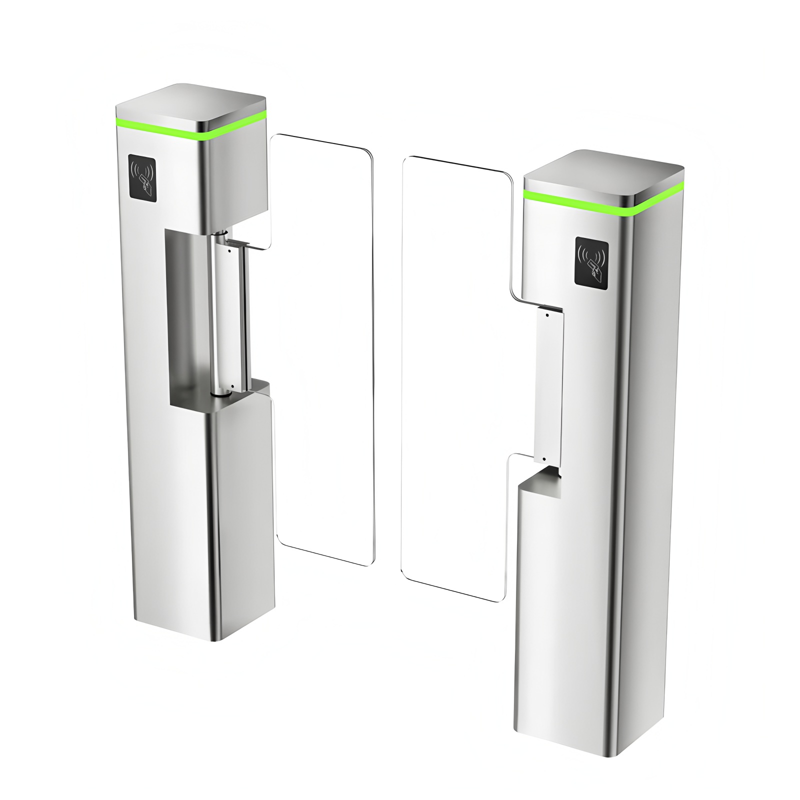 Supermarket Swing Gate Barrier Turnstile Entrance RFID Card Access Control Sytsem