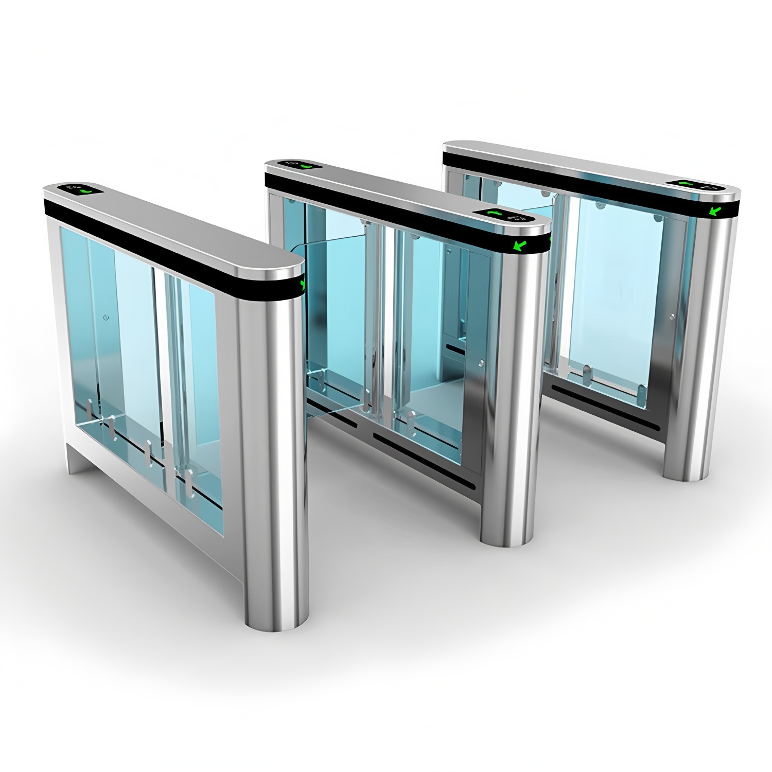 Stainless Steel Pedestrian Access Control High Speed Gate DC24V 50HZ