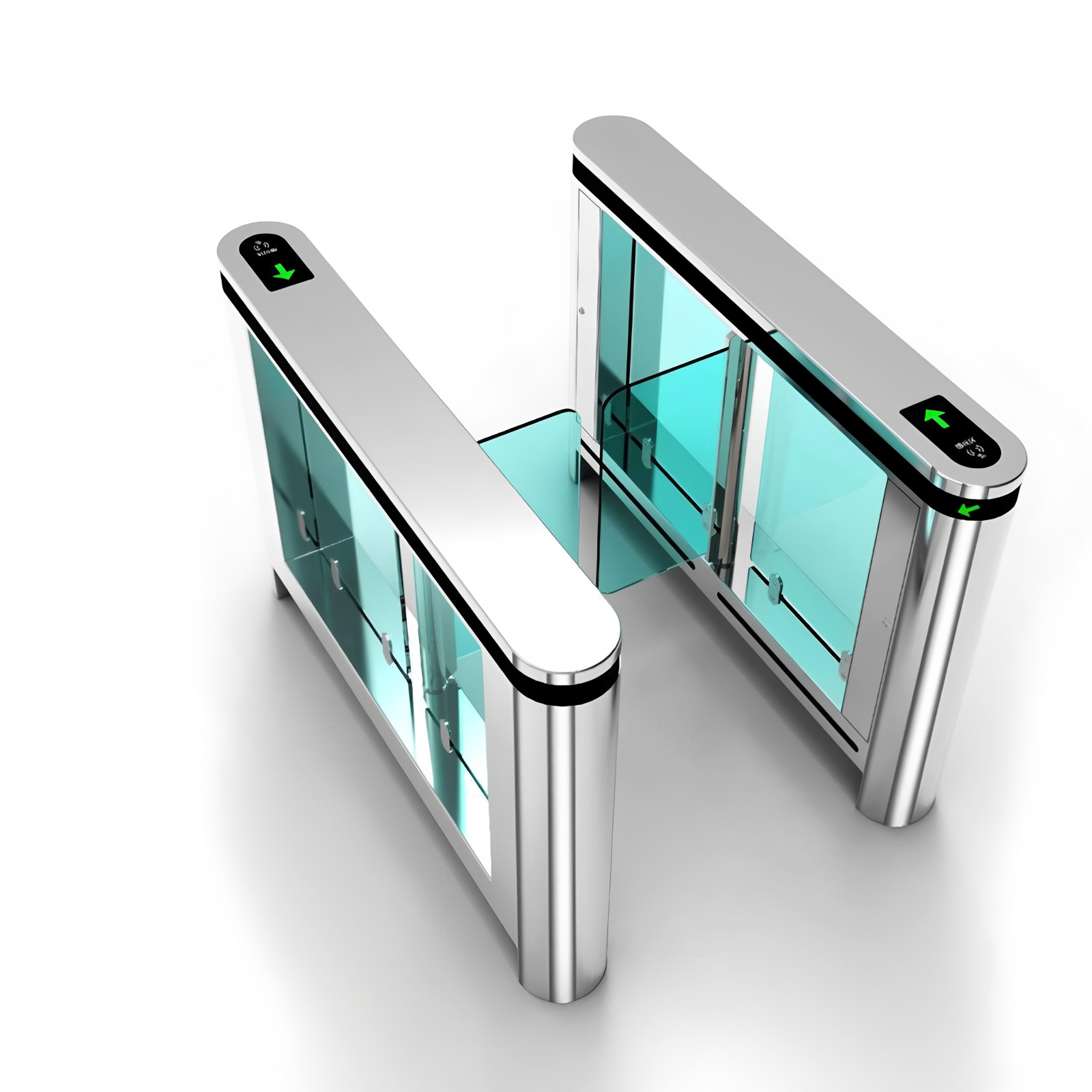 Stainless Steel Pedestrian Access Control High Speed Gate DC24V 50HZ