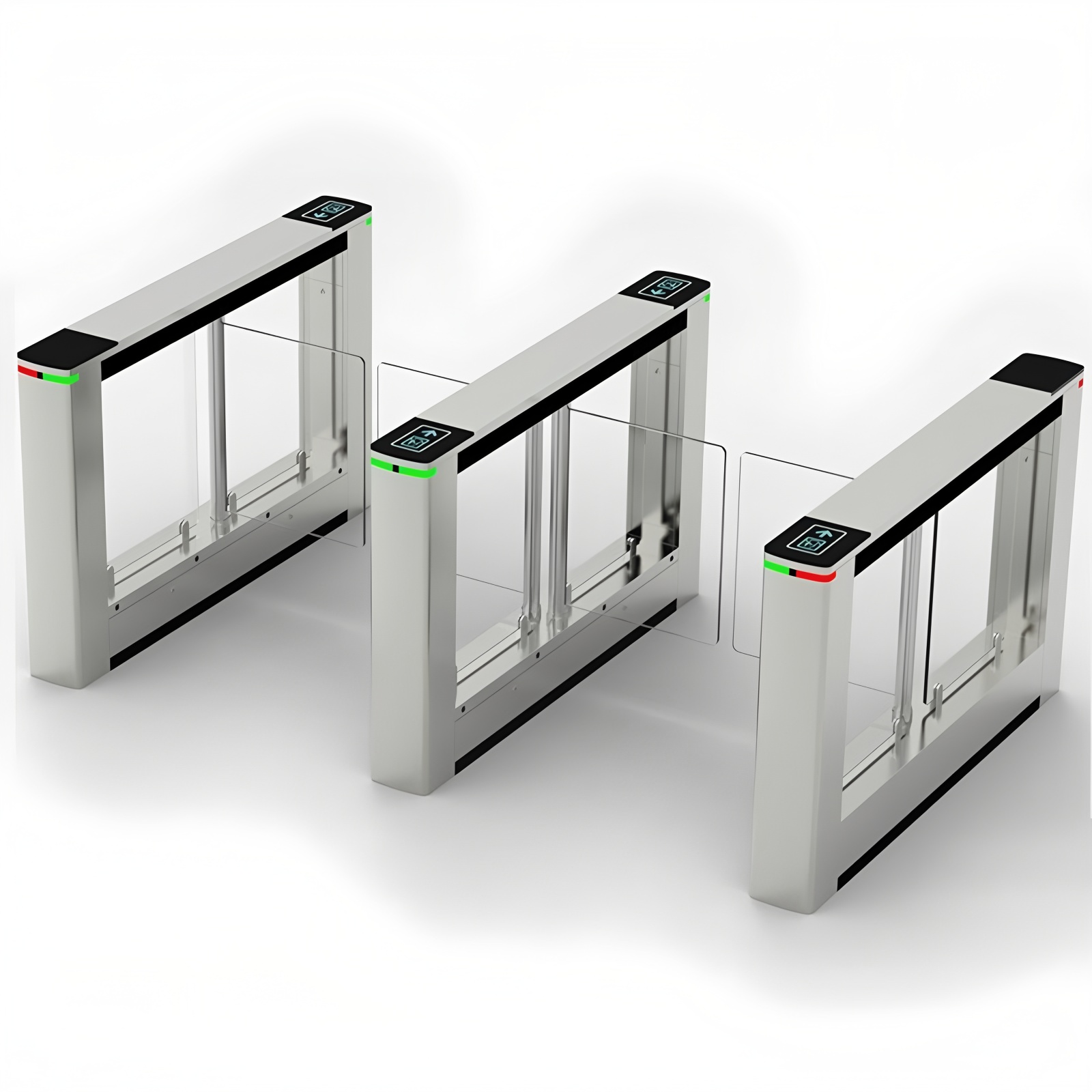 Premium Quality Swing Turnstile Gate with Access Control System for Efficient Crowd Management