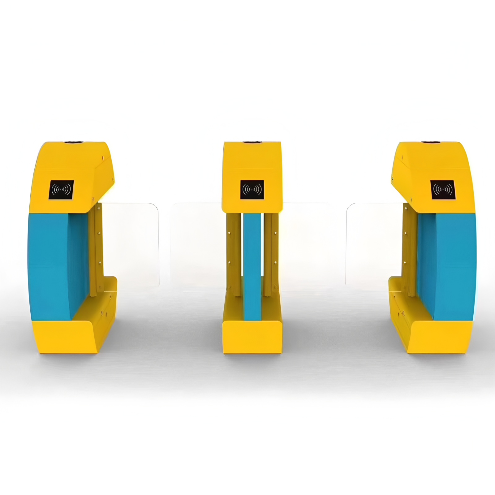 SUS 304 Sliding Gate Turnstile Barrier Turnstile Gate 1200*200*900mm