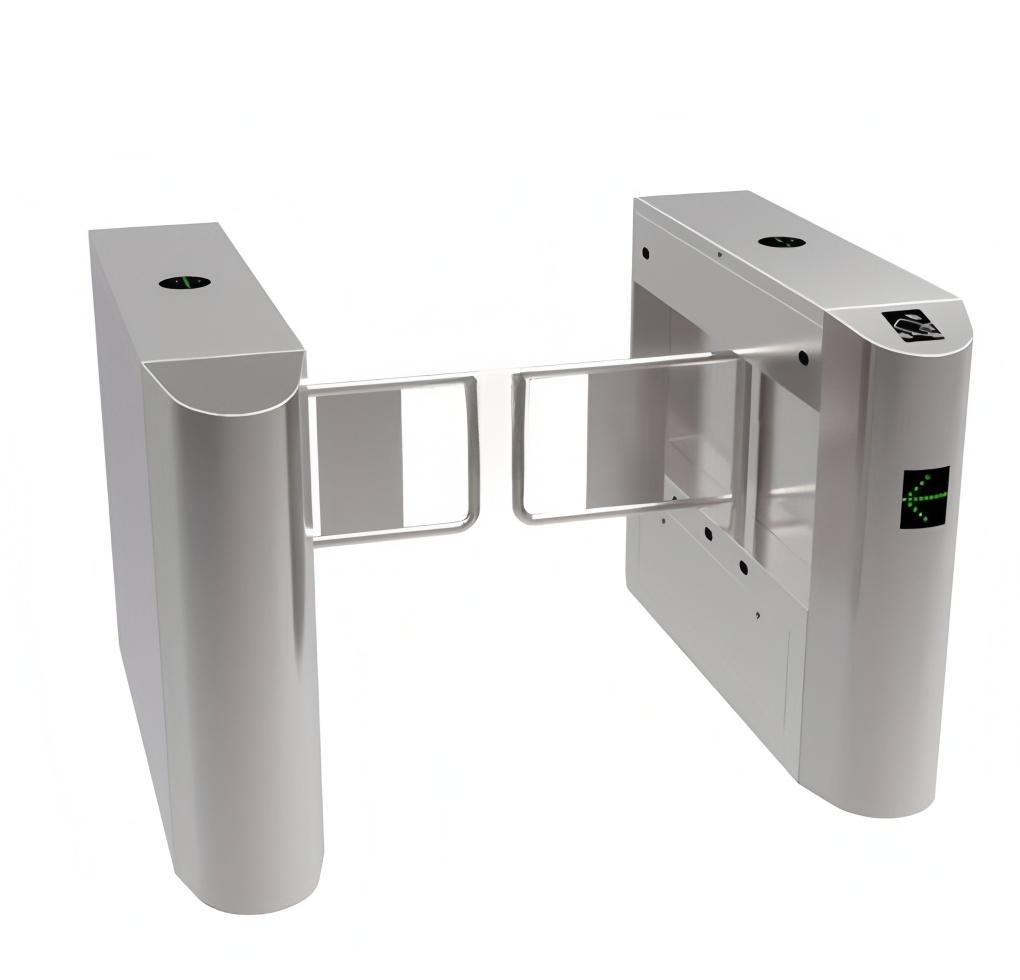 ISO9001 Arm length 600mm Turnstile Gate Access Control With Face Recognition