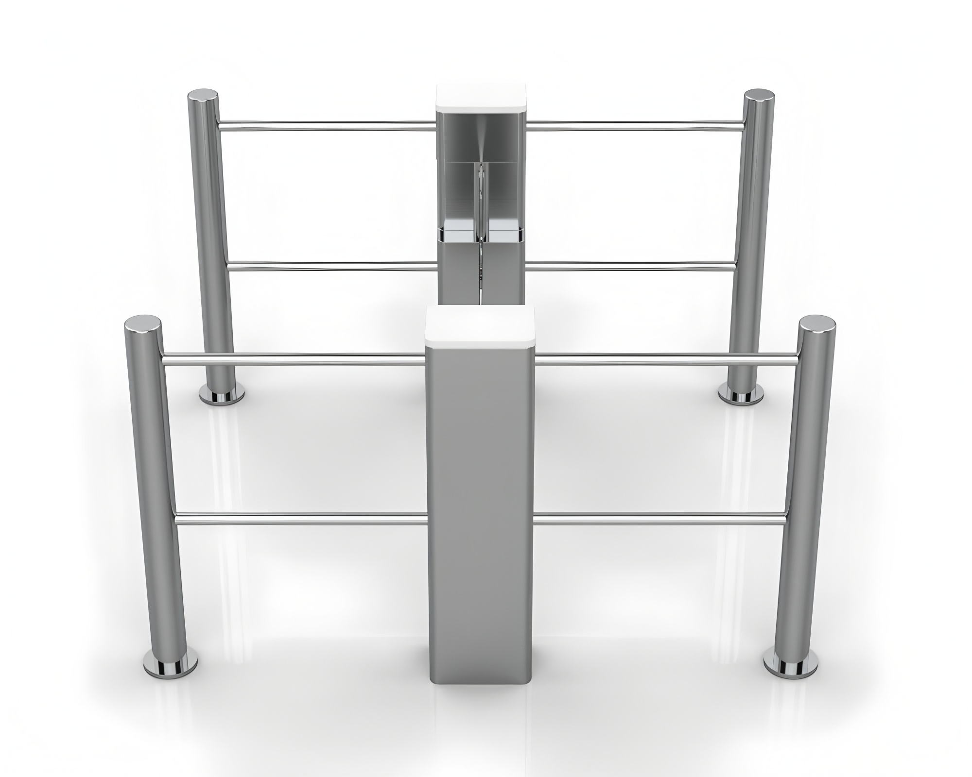 RS232 Swing Gate Turnstile Supermarket Entrance Access Control