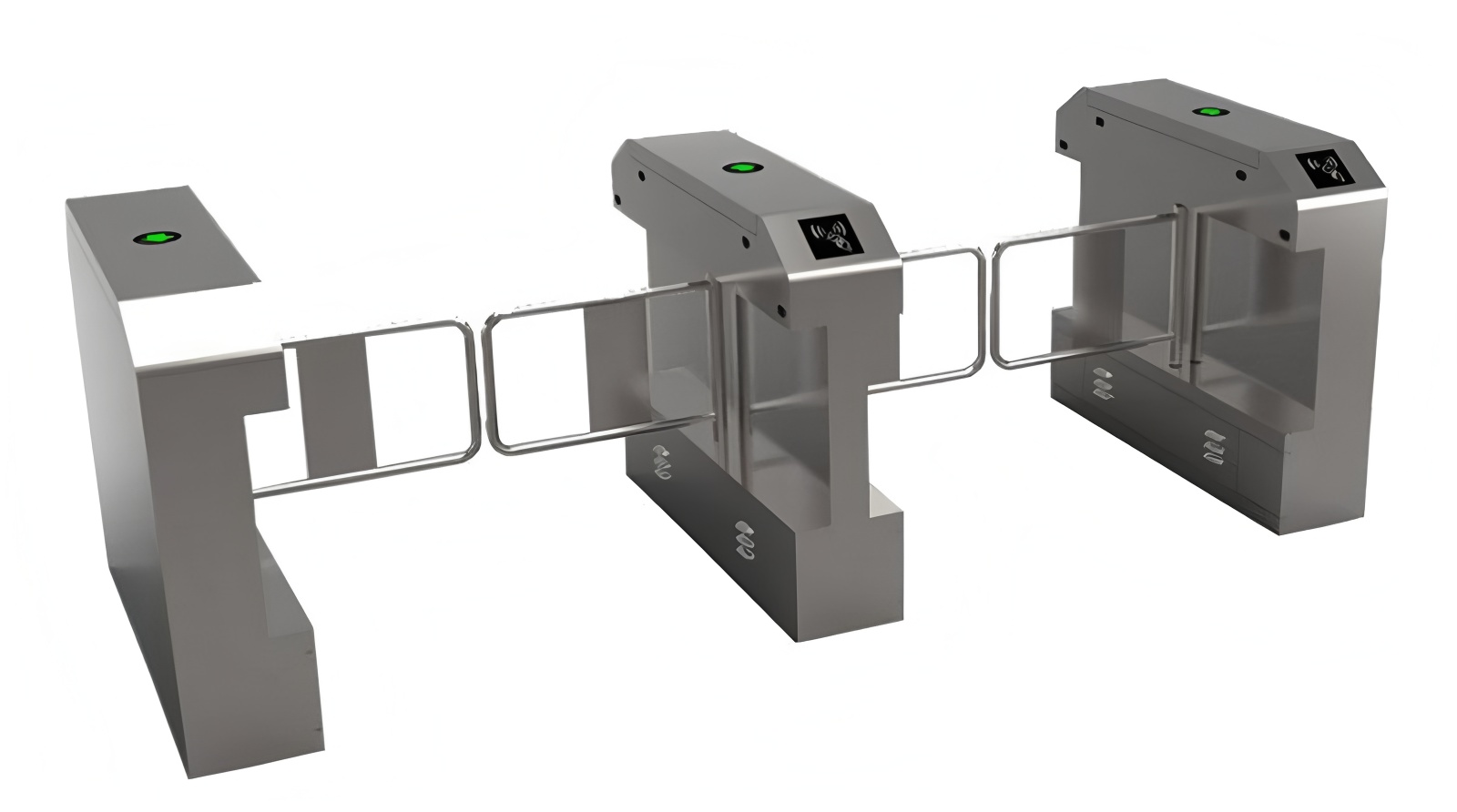 OEM ODM Fingerprint Access Control Supermarket Entrance Turnstile IP54