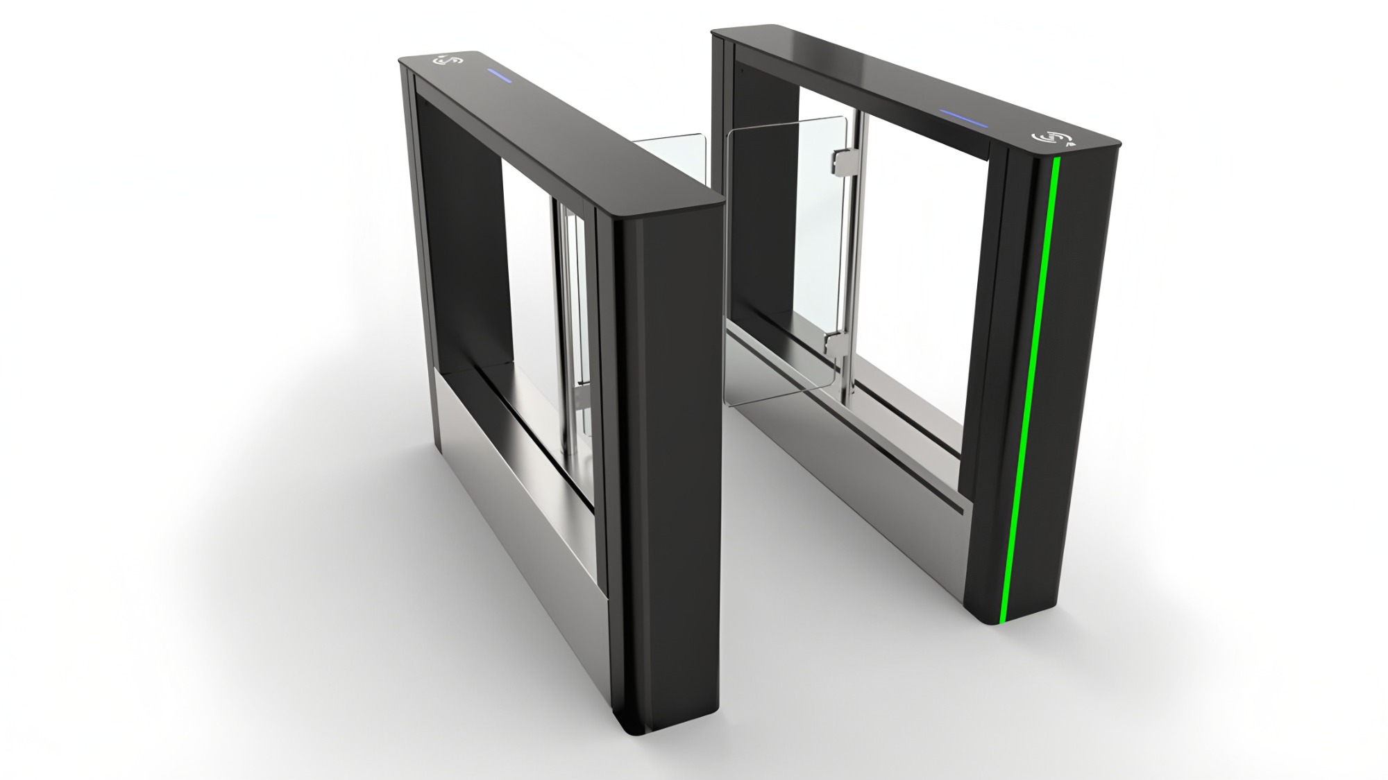 OEM ODM Swing Barrier Turnstile Access Control Turnstile Gates 100W