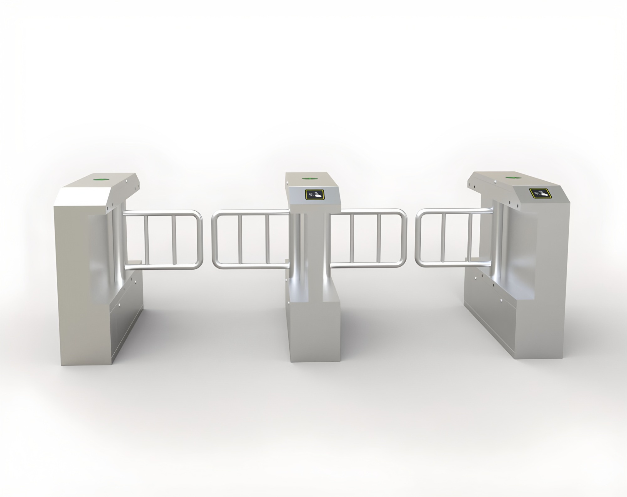 OEM ODM Fingerprint Access Control Supermarket Entrance Turnstile IP54